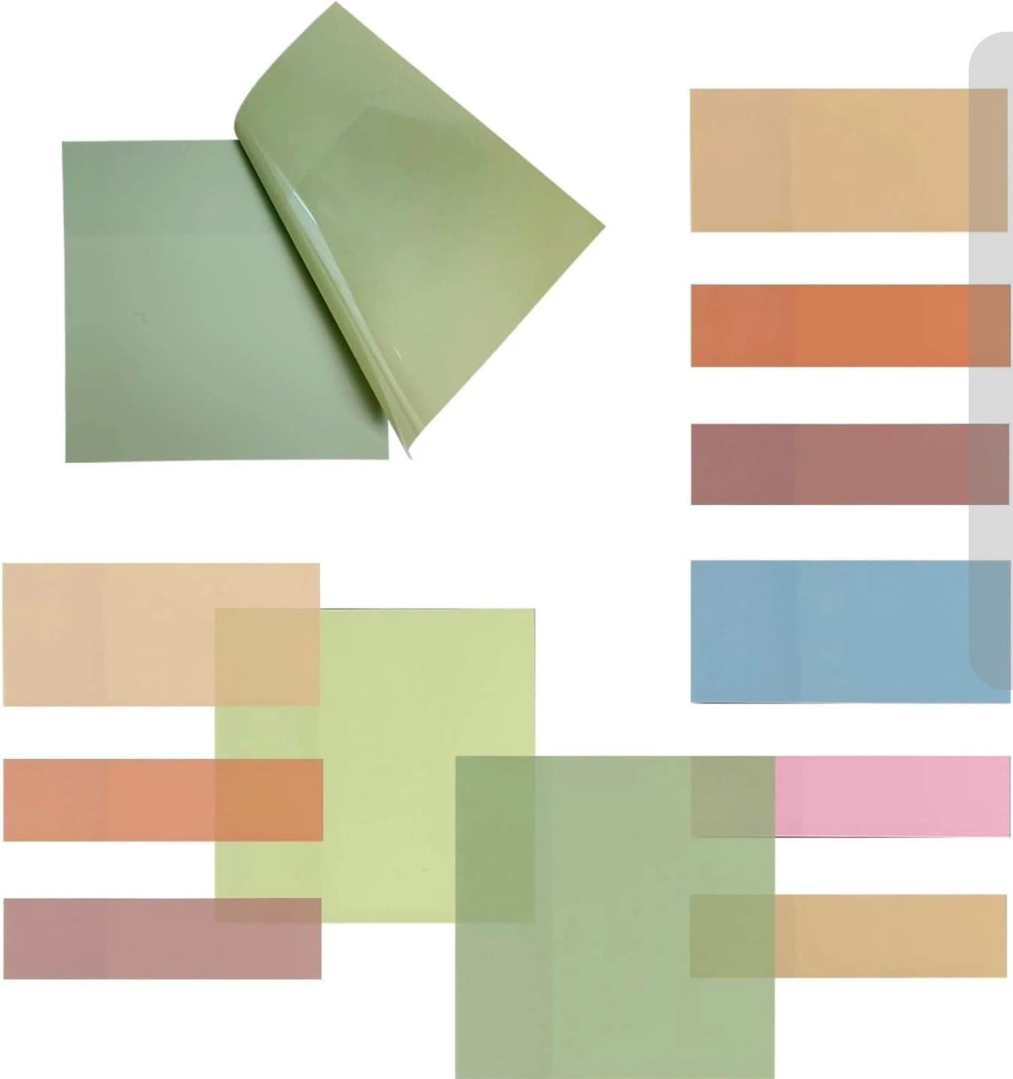 Be The Light Sticky Notes Transparent 200 Sheets High Visibility NIB - Thumbnail 4