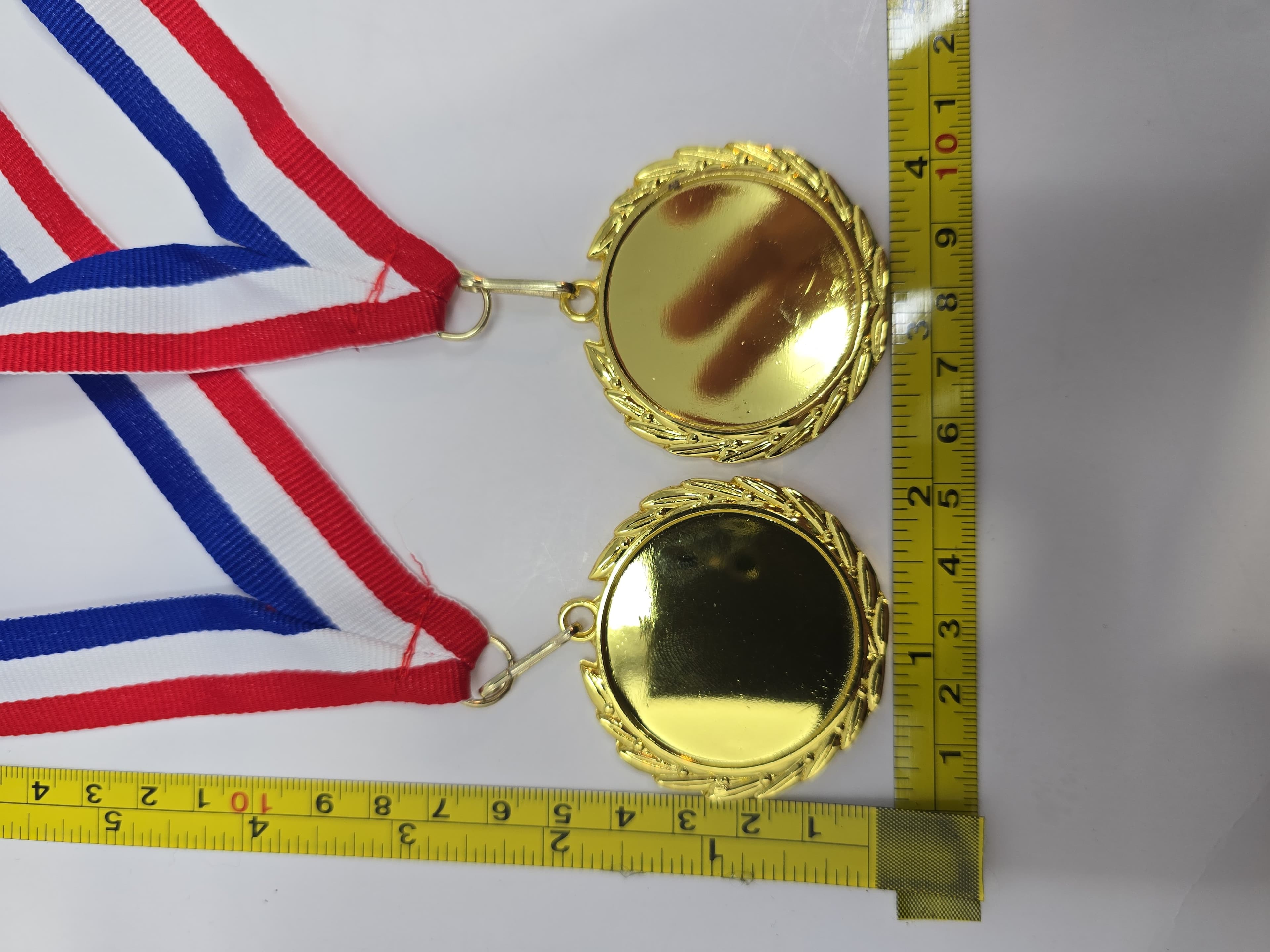 Gold Medal Set With Ribbon Award Trophy Sports Competition NIB - Thumbnail 5