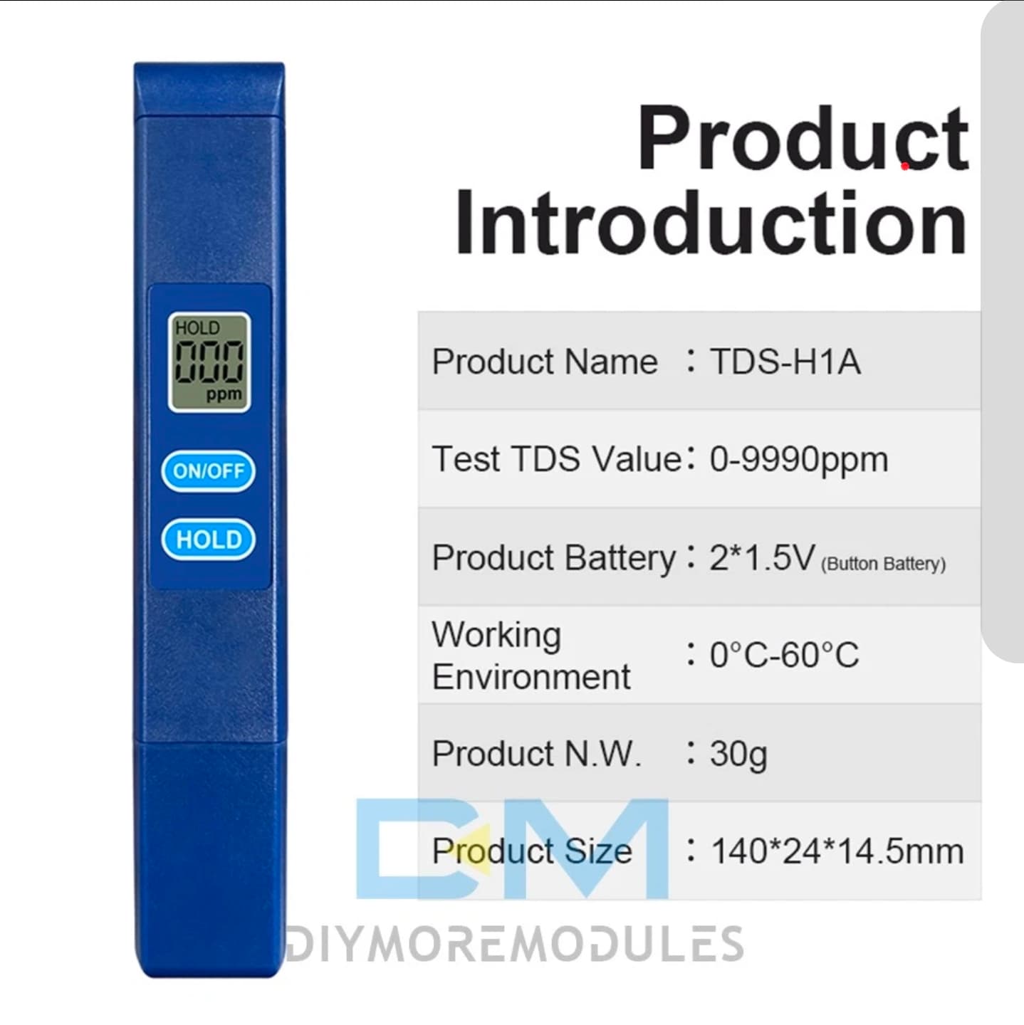 Digital TDS Meter Water Quality Tester Purity Filter Pen NIB - Thumbnail 12