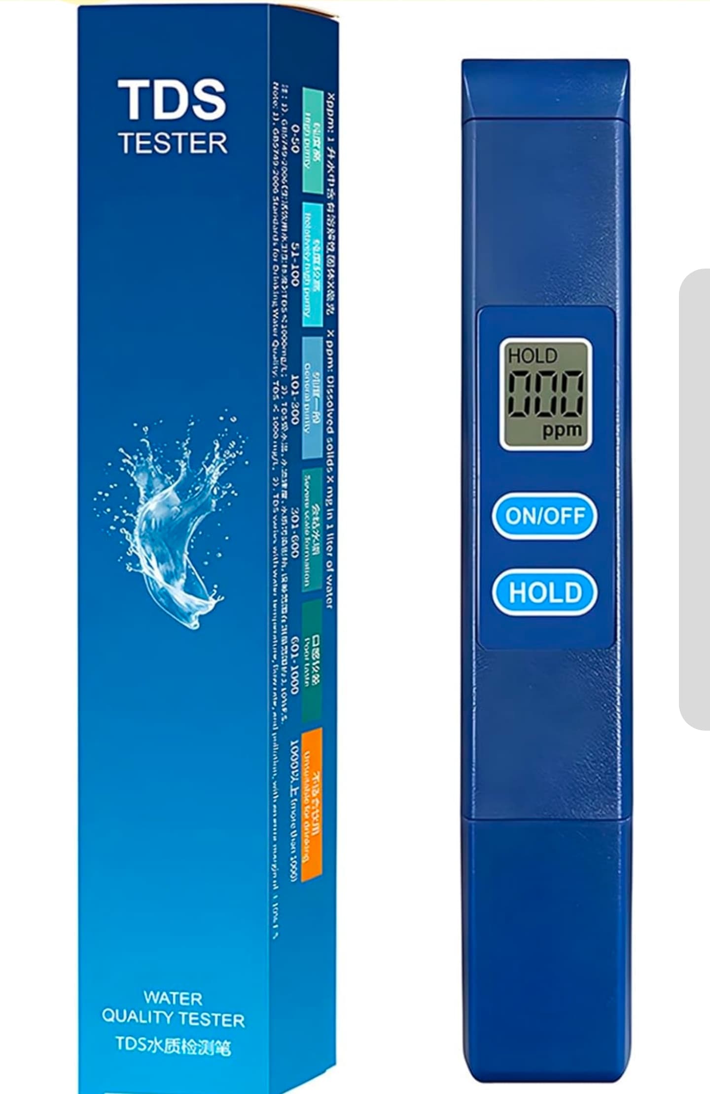 Digital TDS Meter Water Quality Tester Purity Filter Pen NIB - Thumbnail 2