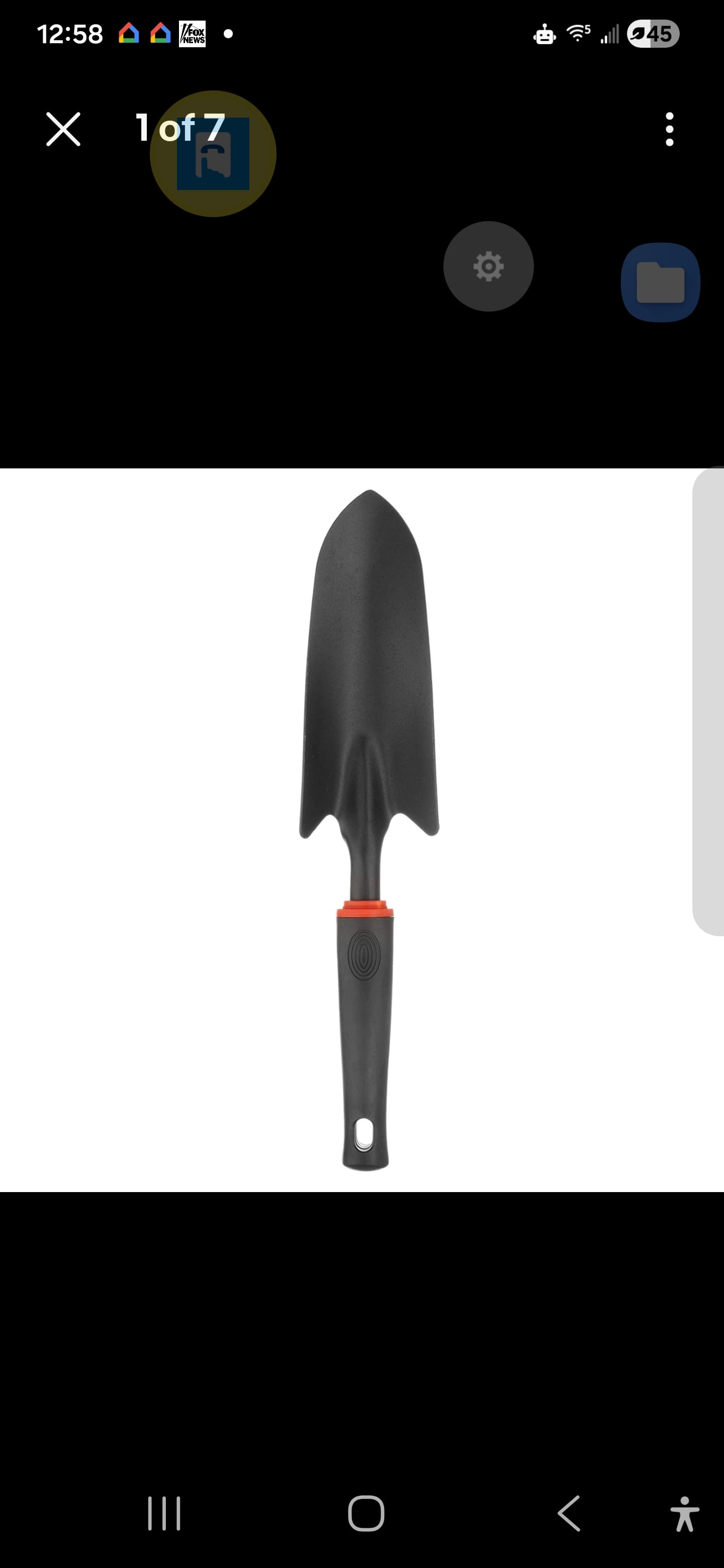 Heavy Duty Garden Trowel Polished Stainless Steel Sharp Edge NIB - Thumbnail 6