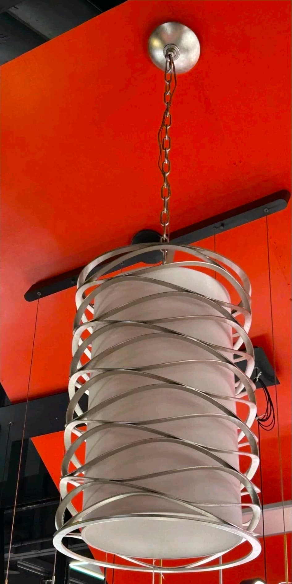 Modern Spiral Pendant Light Fixture - Image 1
