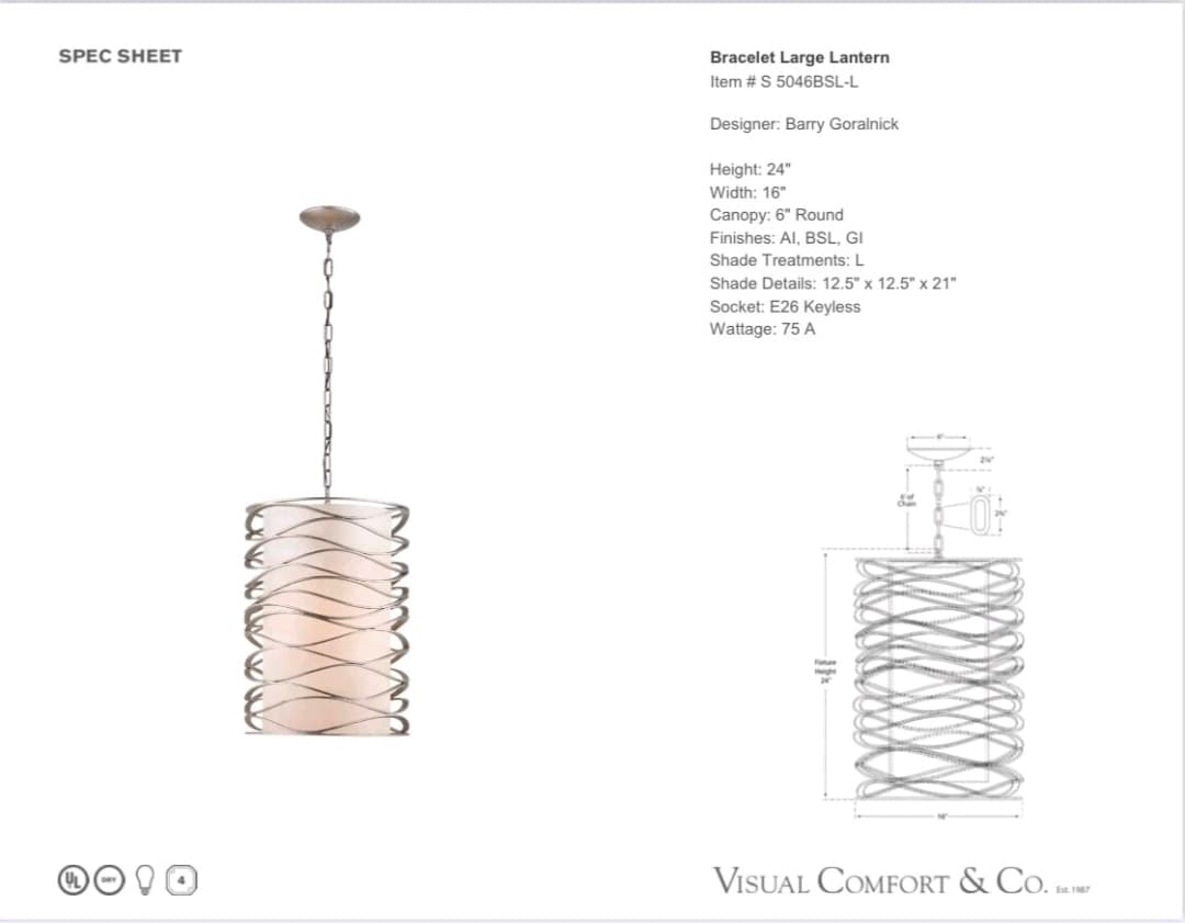 Modern Spiral Pendant Light Fixture - Thumbnail 3