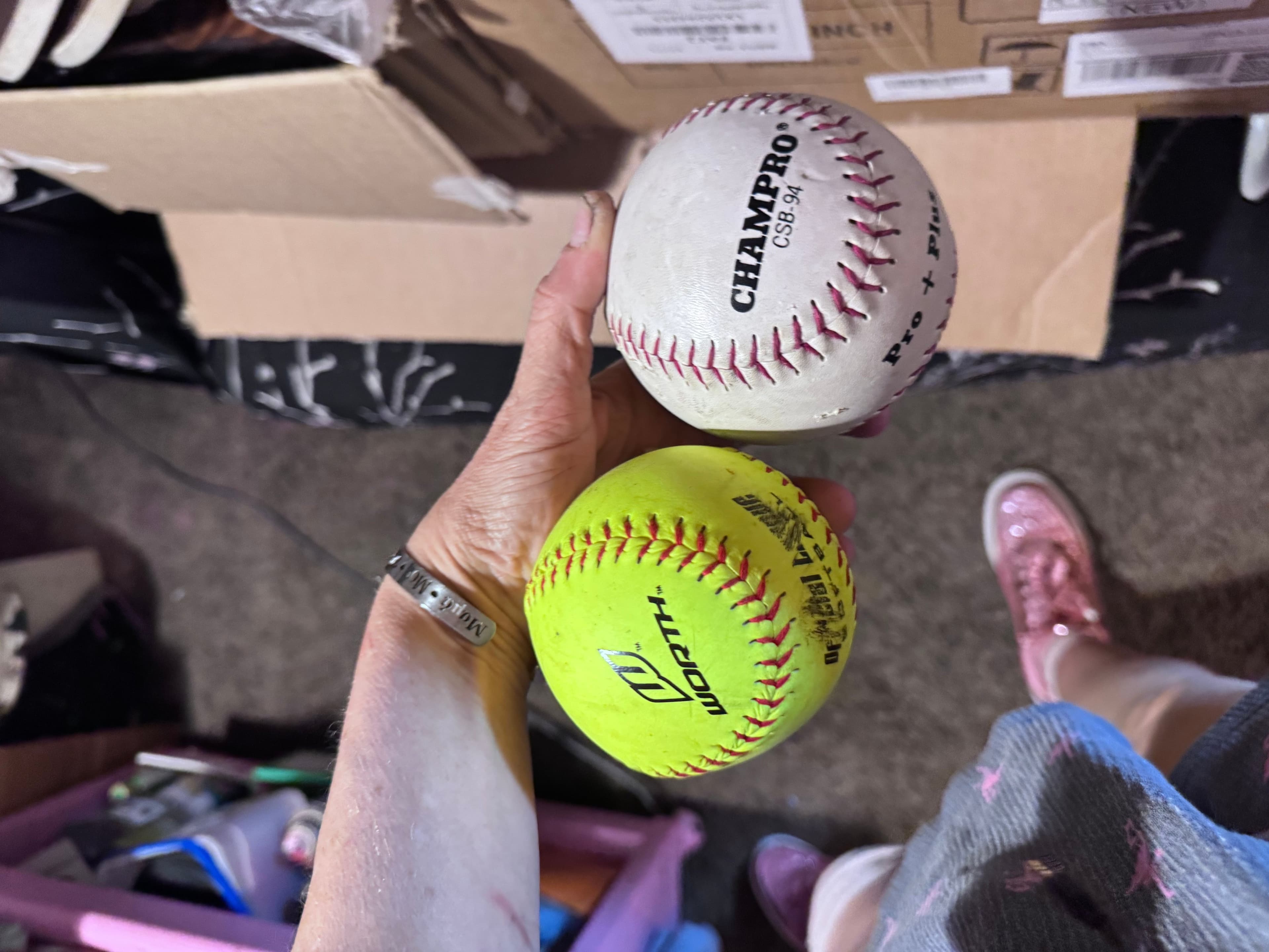 Easton Pink Backpack & Rawlings Baseball Glove - Thumbnail 11