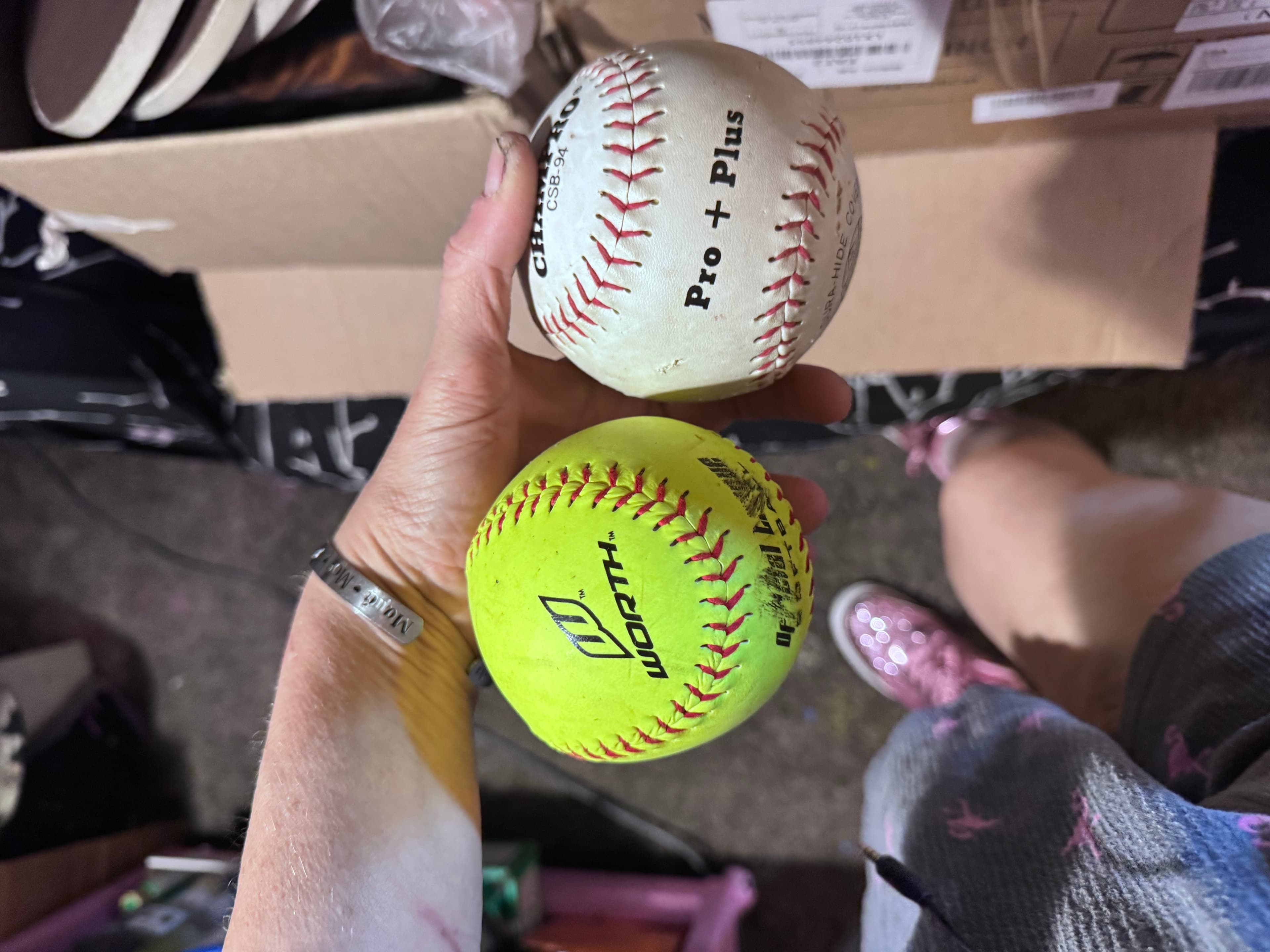 Easton Pink Backpack & Rawlings Baseball Glove - Thumbnail 7