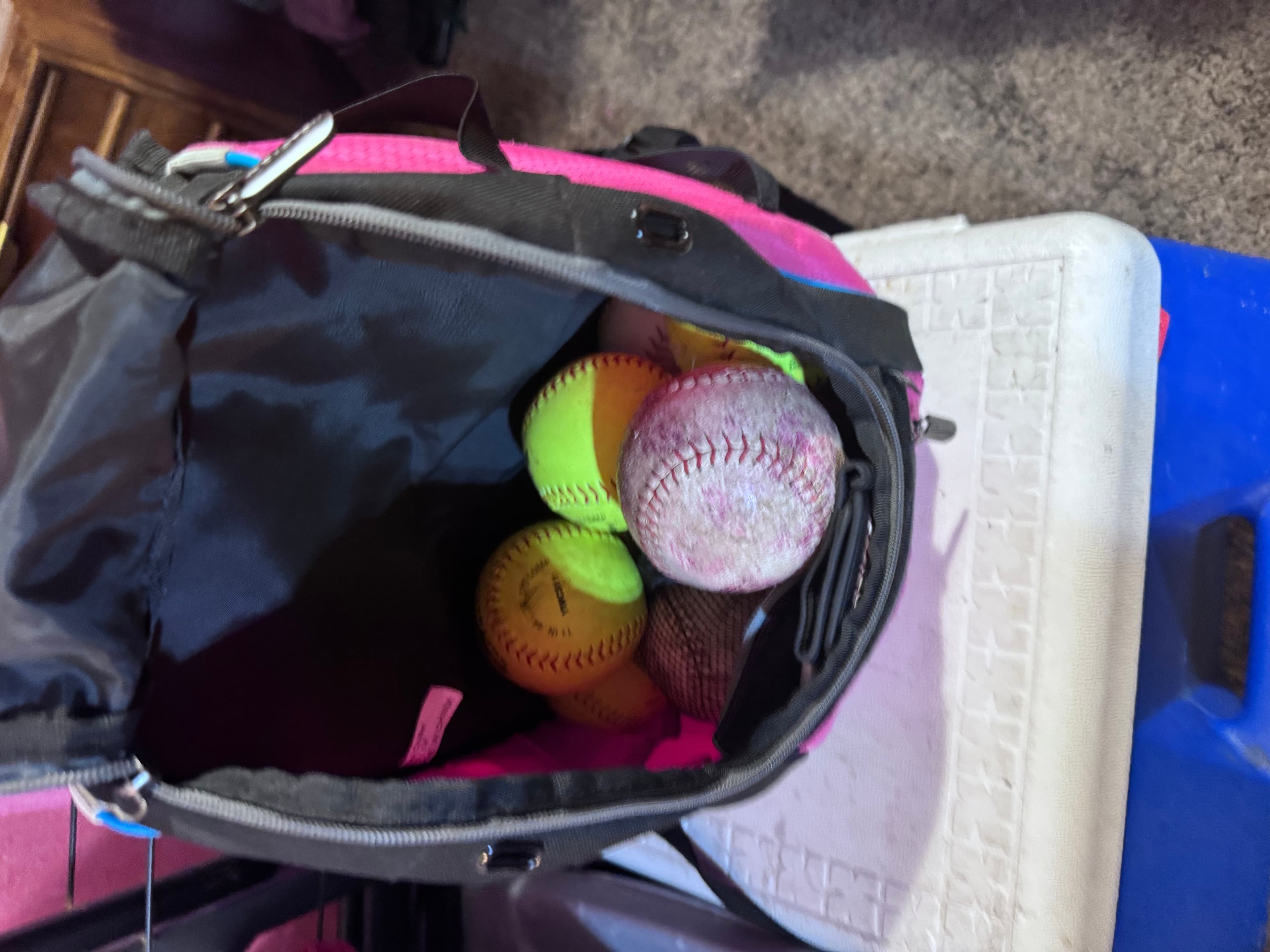 Easton Pink Backpack & Rawlings Baseball Glove - Thumbnail 6