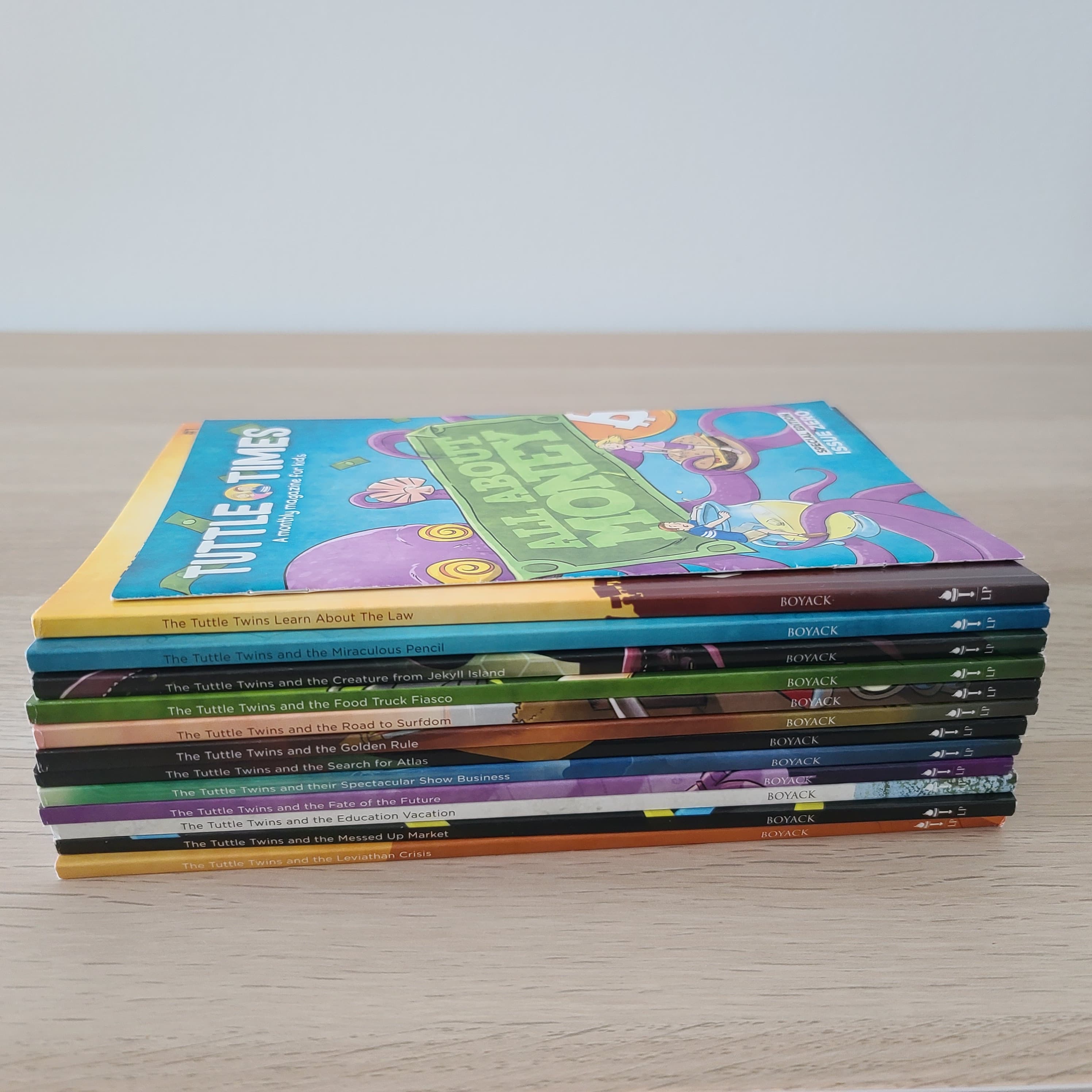 Tuttle Twins Complete Book Set + Magazine by Connor Boyack, Like New - Thumbnail 9