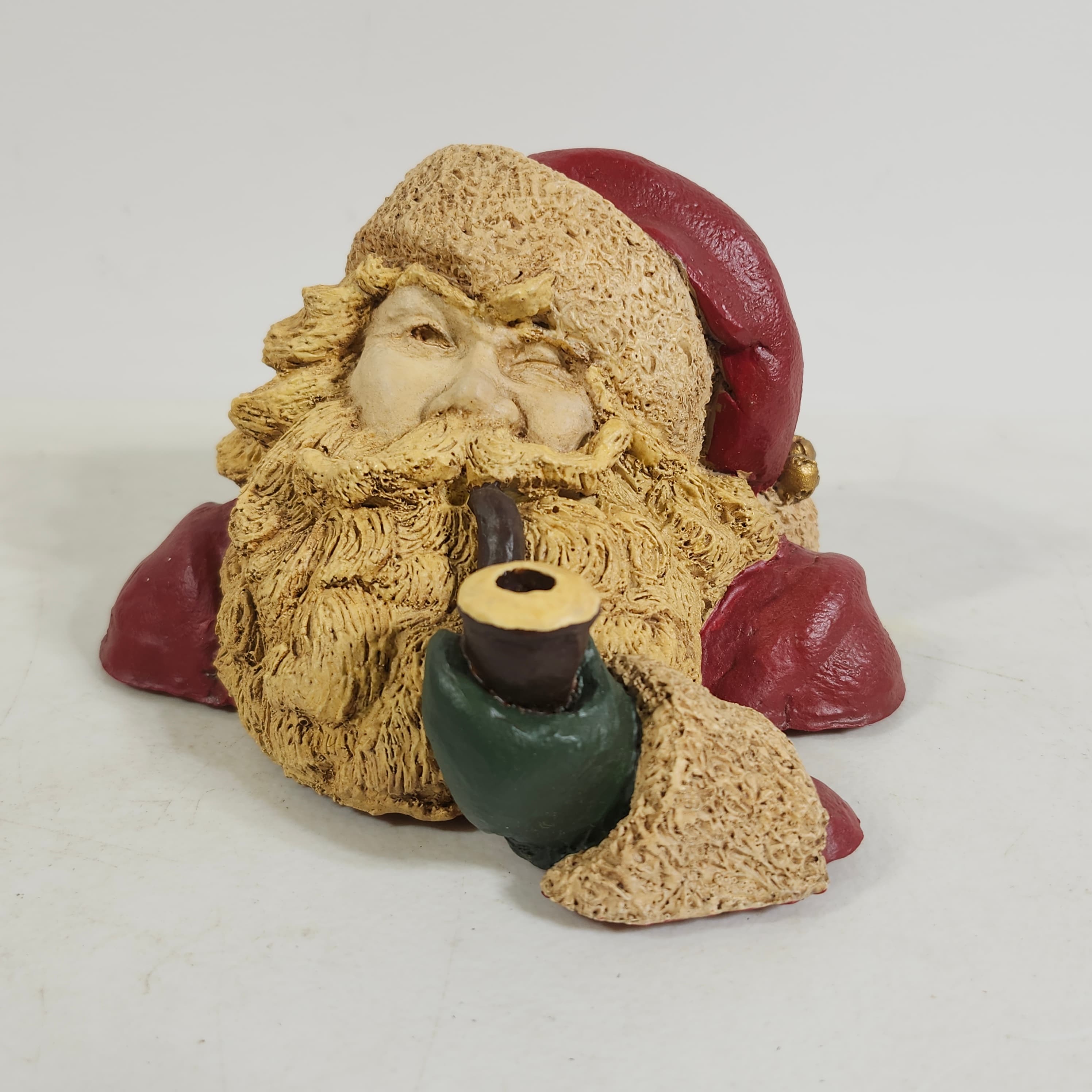Mark Klaus Santa Bust with Pipe Goebel United States - Thumbnail 4