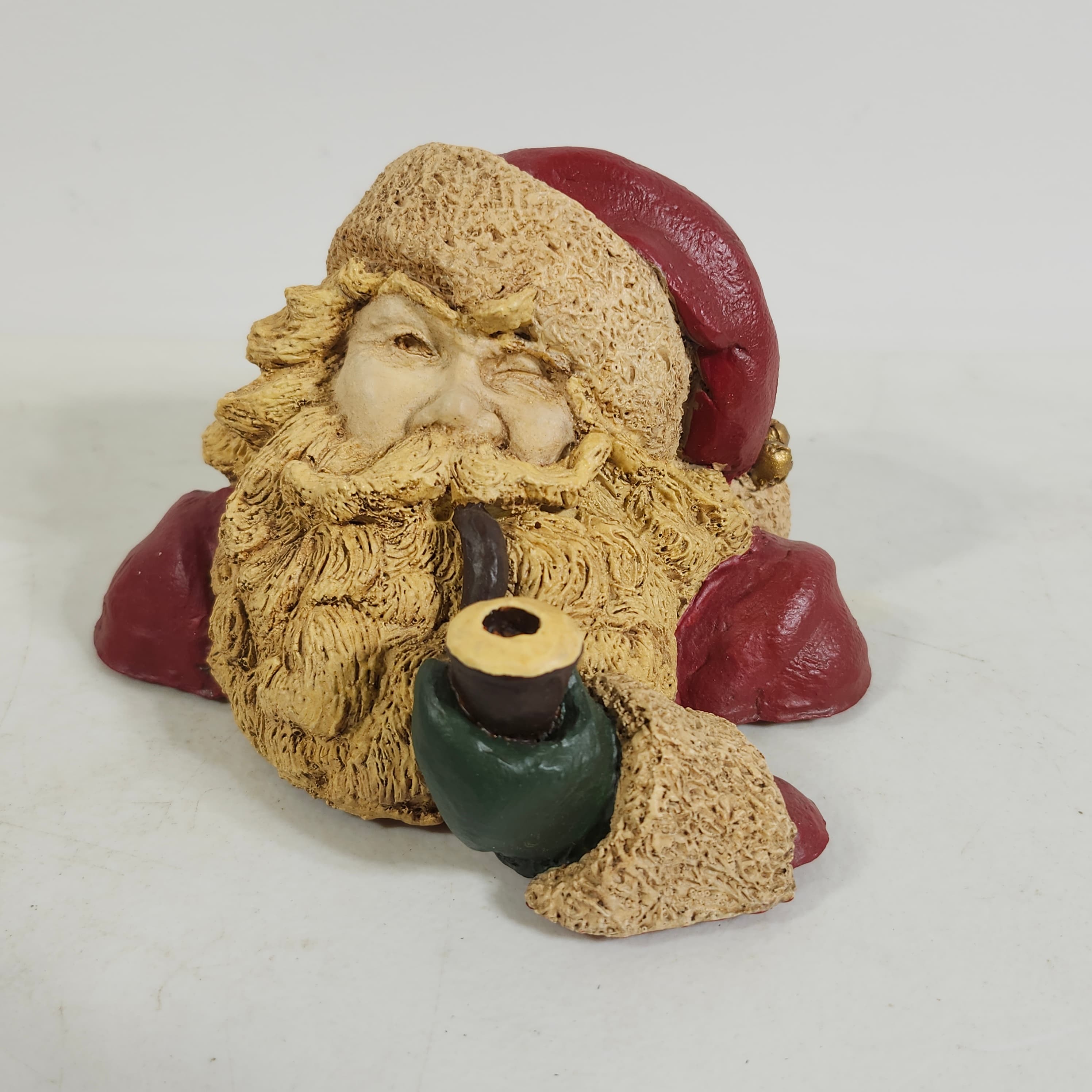 Mark Klaus Santa Bust with Pipe Goebel United States - Thumbnail 5