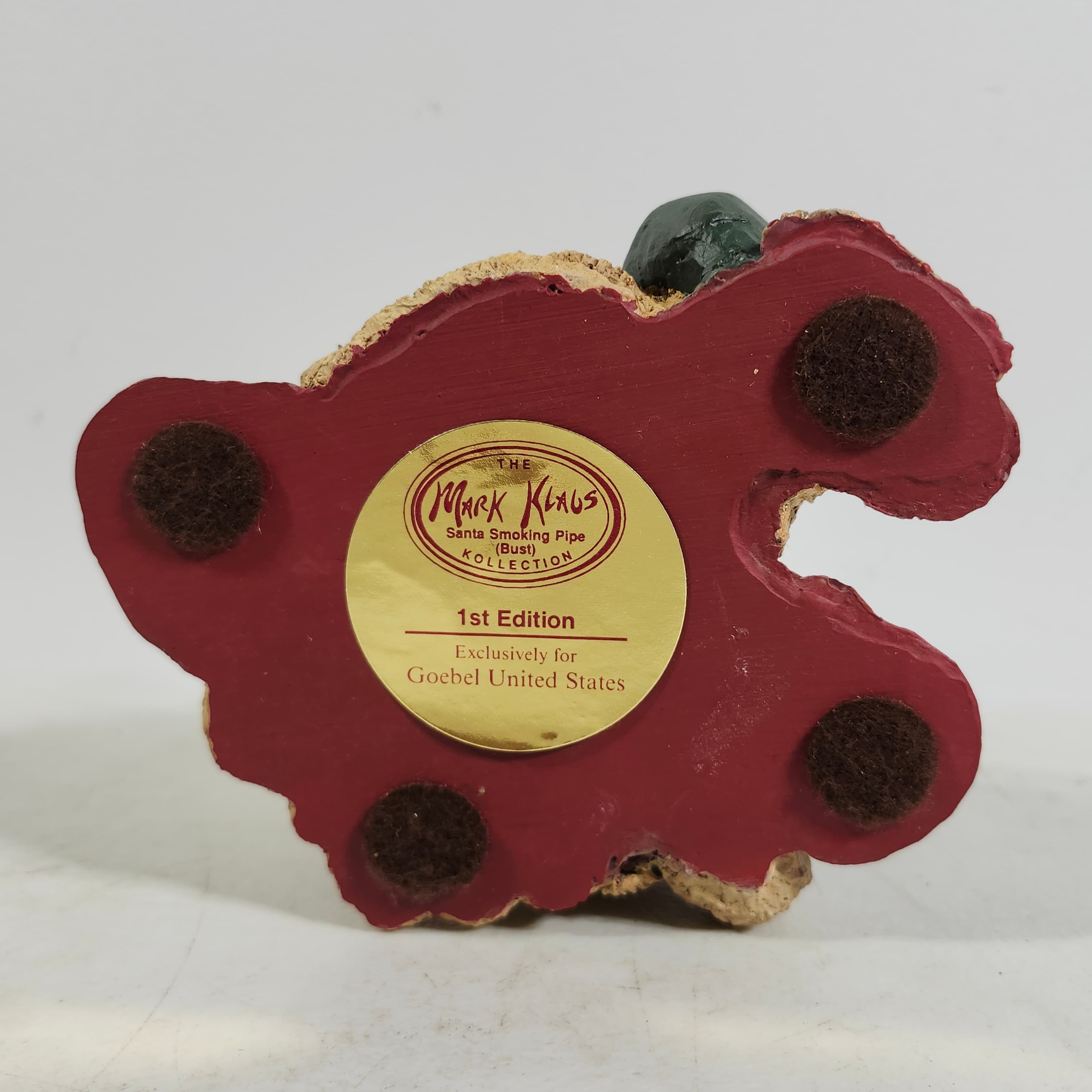 Mark Klaus Santa Bust with Pipe Goebel United States - Thumbnail 11