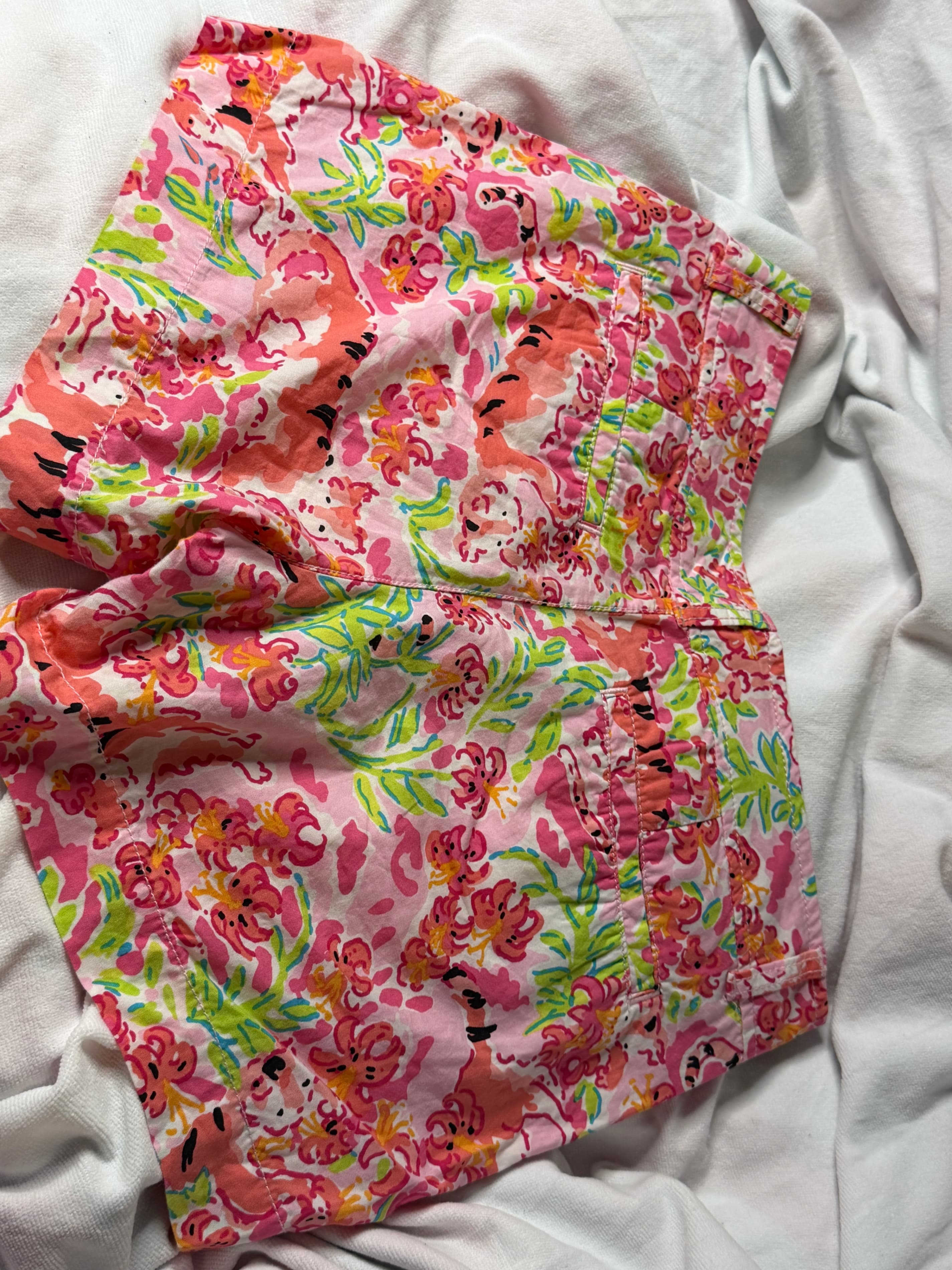 Lilly Pulitzer “Tigers in the Wild” Cotton Shorts — Size 4 - Thumbnail 3