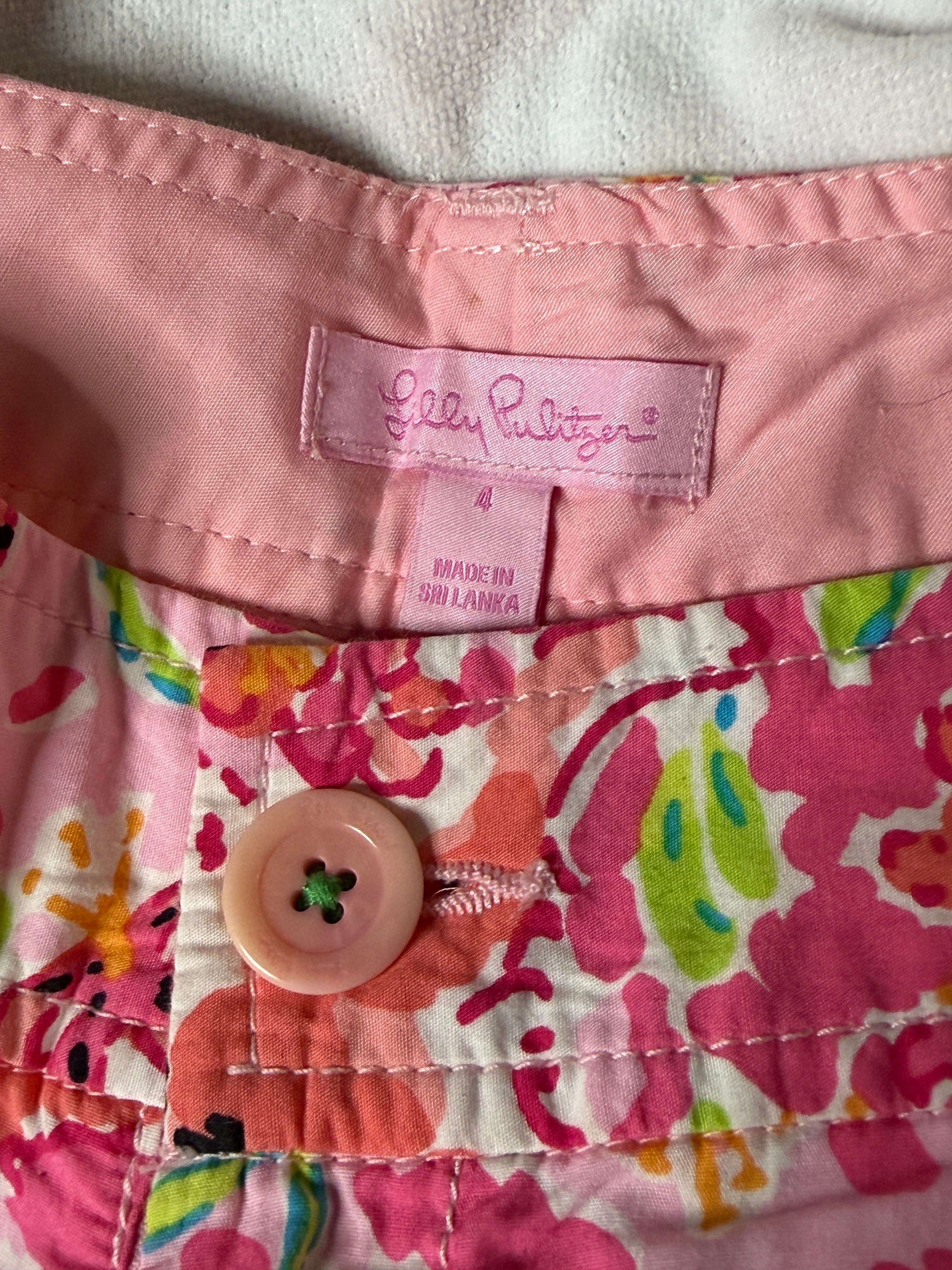 Lilly Pulitzer “Tigers in the Wild” Cotton Shorts — Size 4 - Thumbnail 2