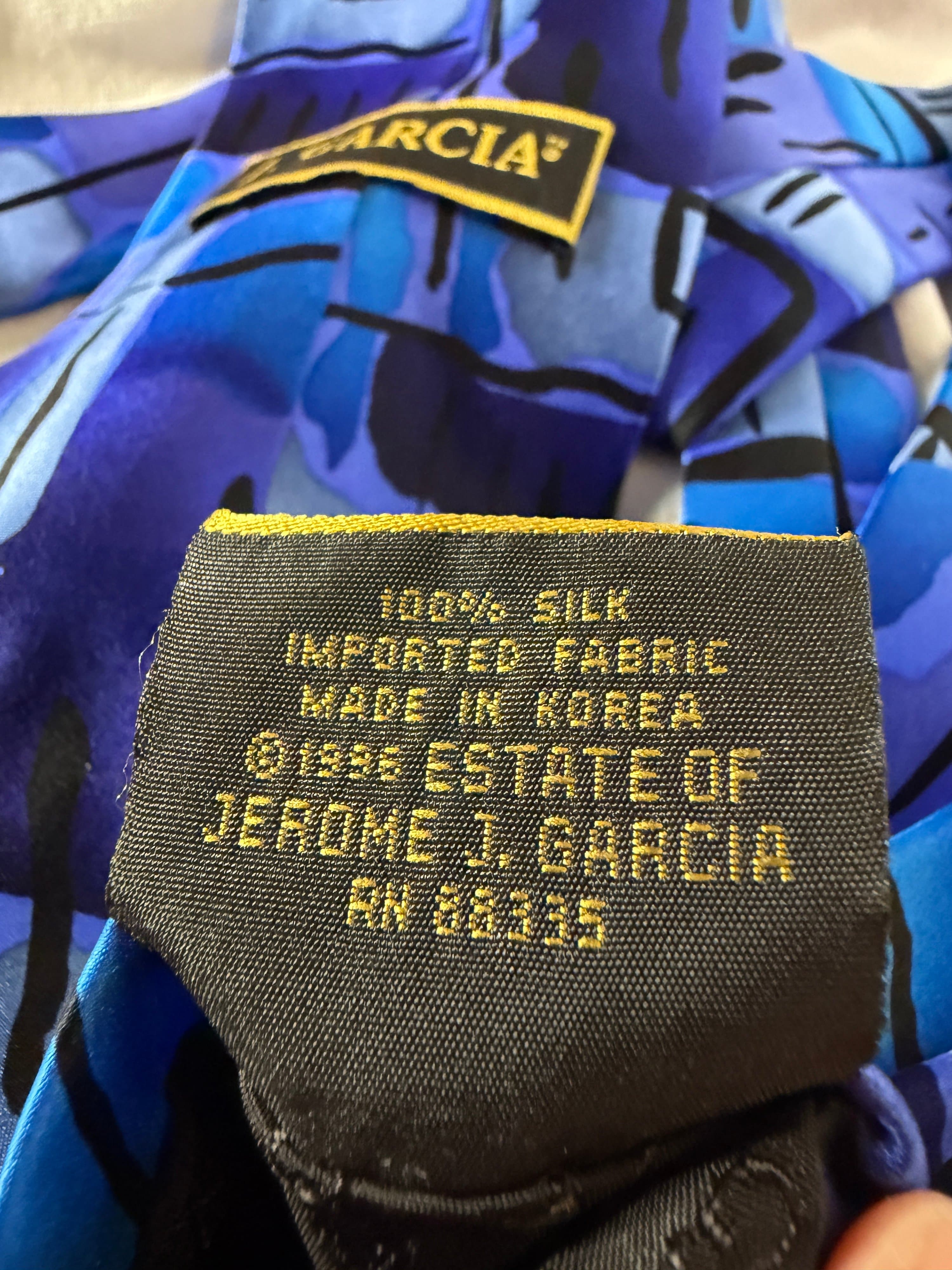 J. Garcia Limited Edition Silk Tie — “Tennis Shoe Escape” (No. 164/1000) - Thumbnail 3