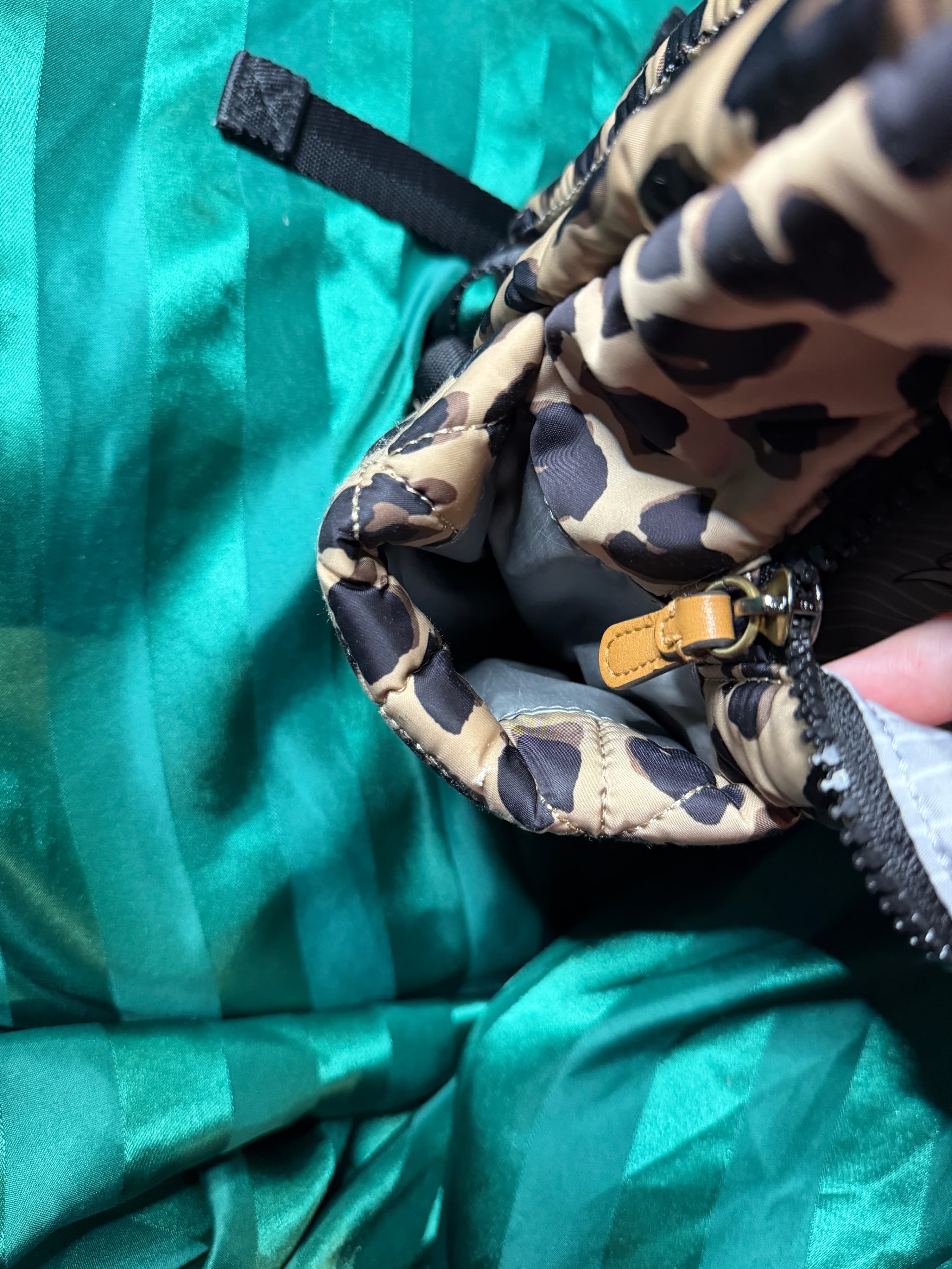 TWELVElittle Little Companion 2.0 Quilted Leopard Print Diaper Backpack - Thumbnail 6