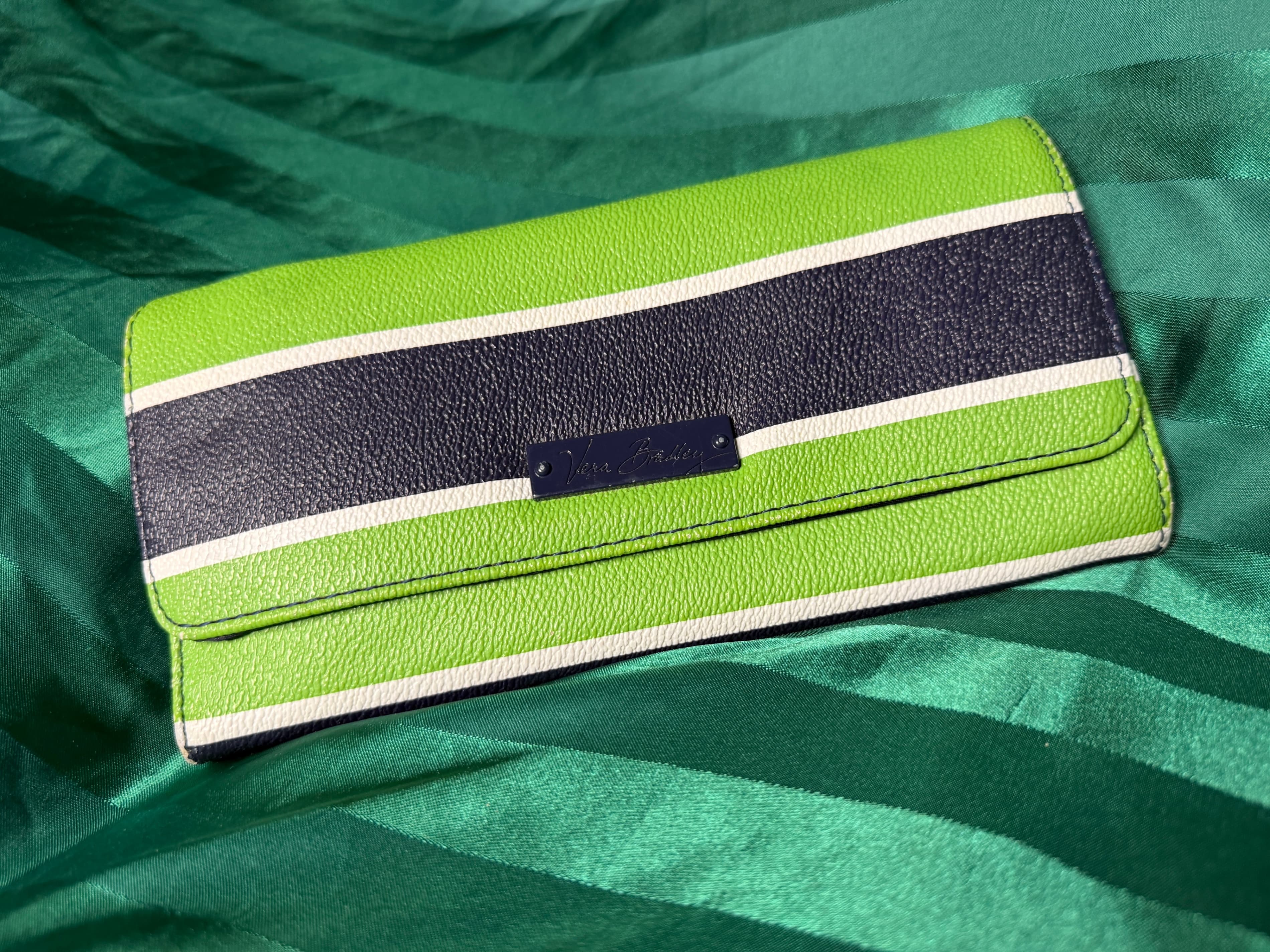 Vera Bradley Striped Wallet with ID Window & Card Slots - Thumbnail 3