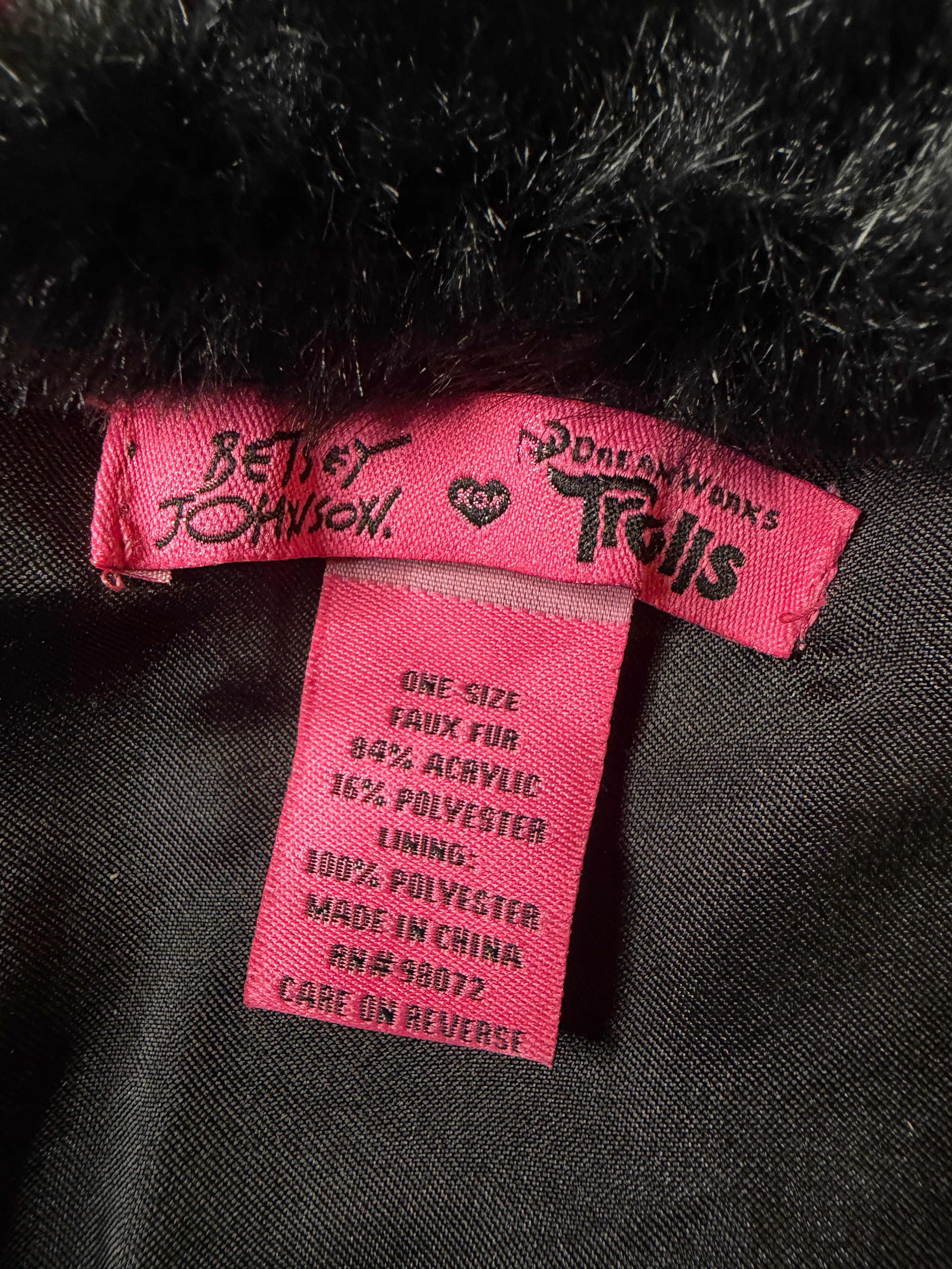 Betsey Johnson Trolls Faux Fur Scarf Multicolor One Size - Thumbnail 2