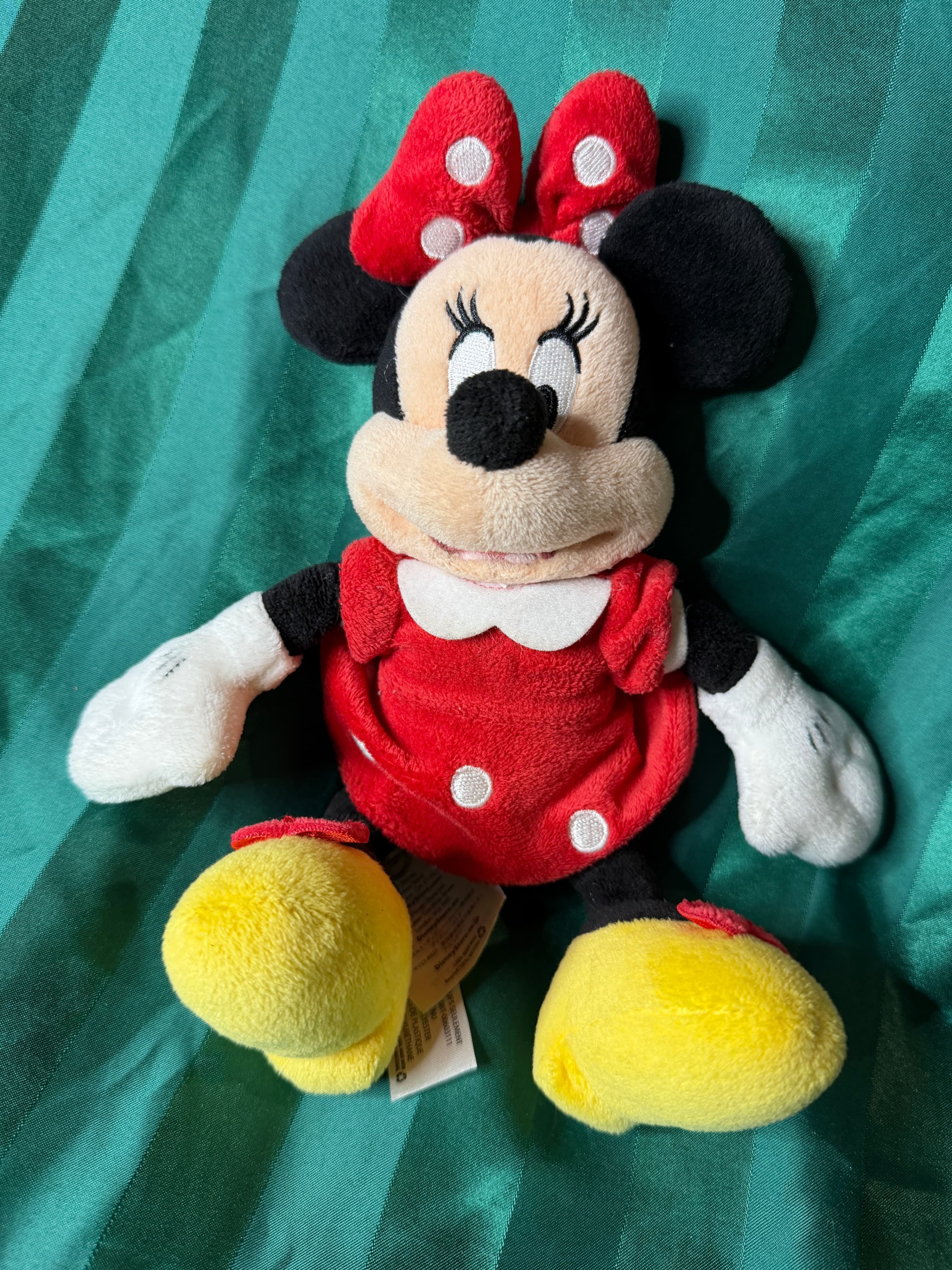 Disney Store Minnie Mouse Plush – Classic Red Dress