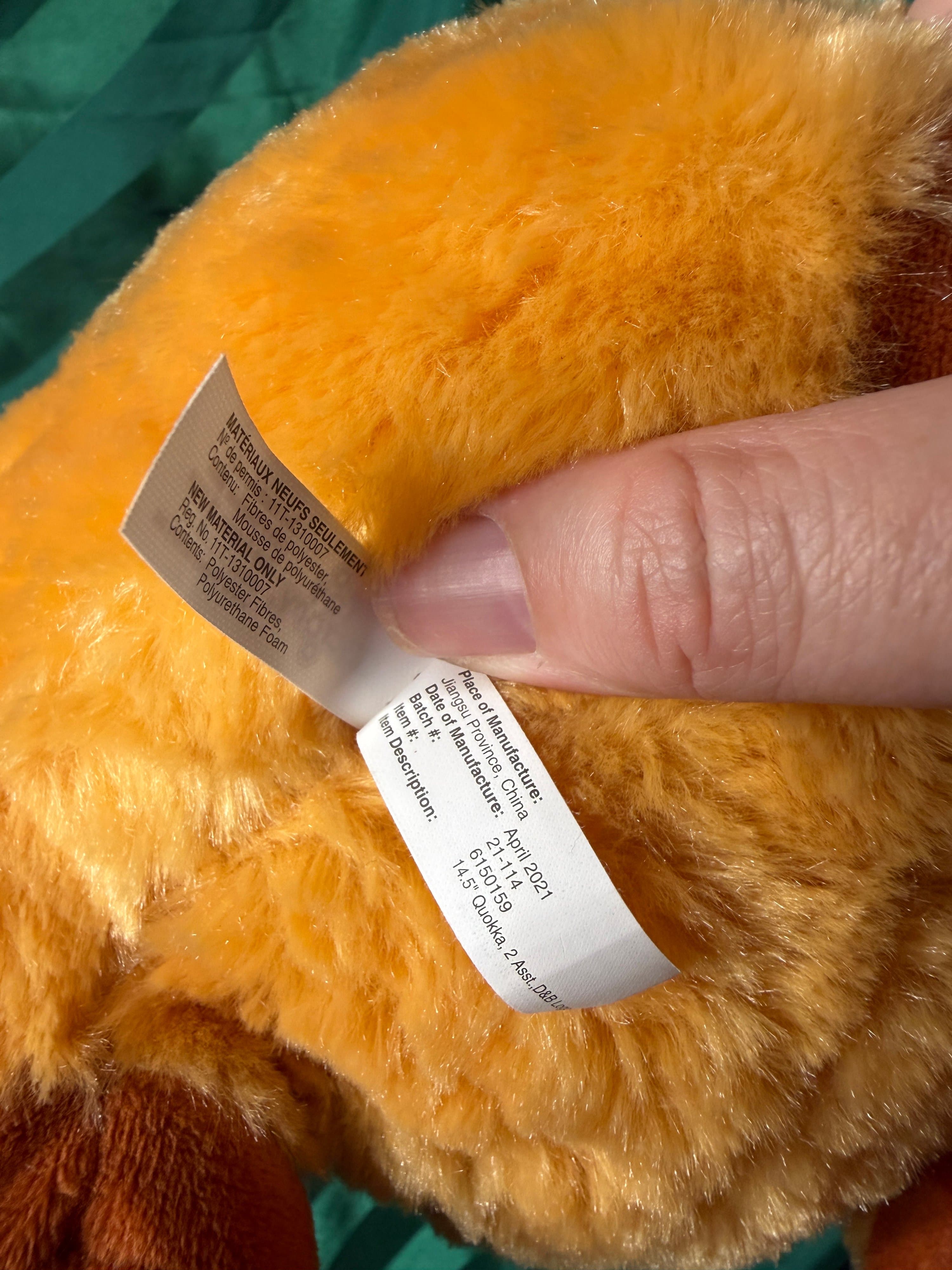 Toy Factory Quokka Plush 14.5" Soft Stuffed Animal - Thumbnail 2
