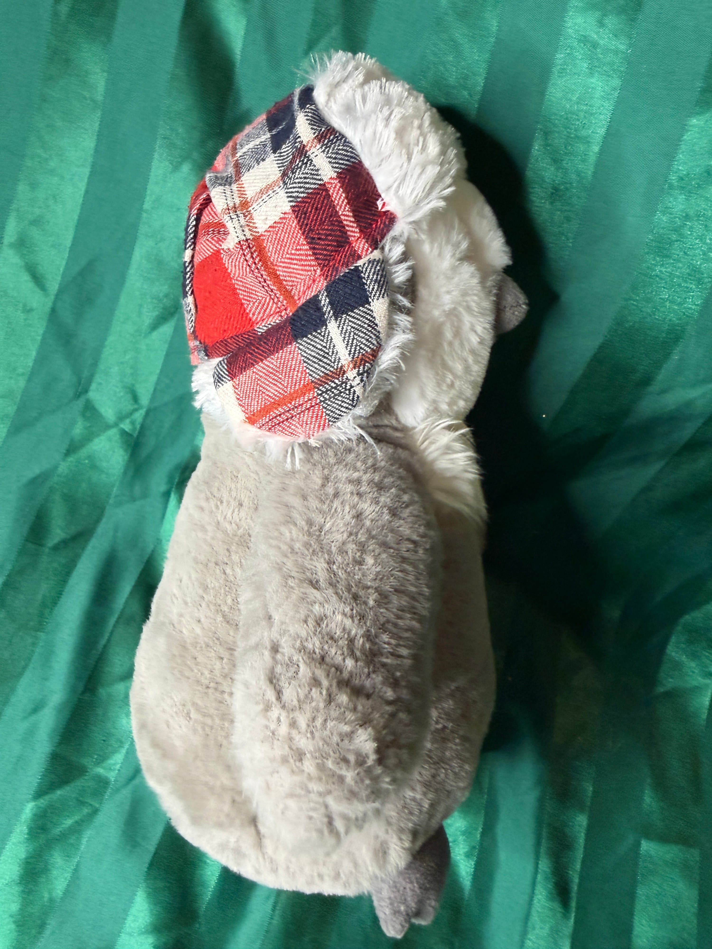 Aurora Plush Penguin with Plaid Hat - Thumbnail 6