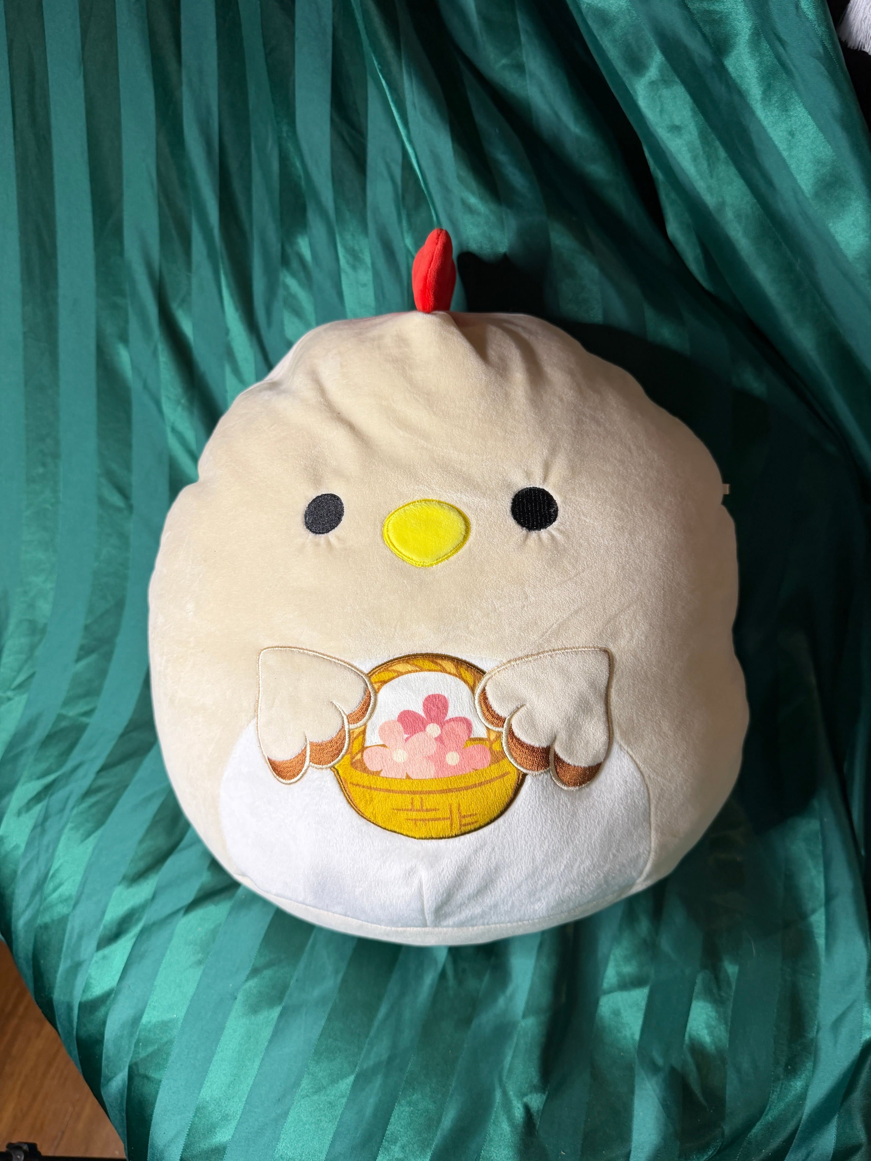 Squishmallows Chicken Plush with Basket Design - Thumbnail 2