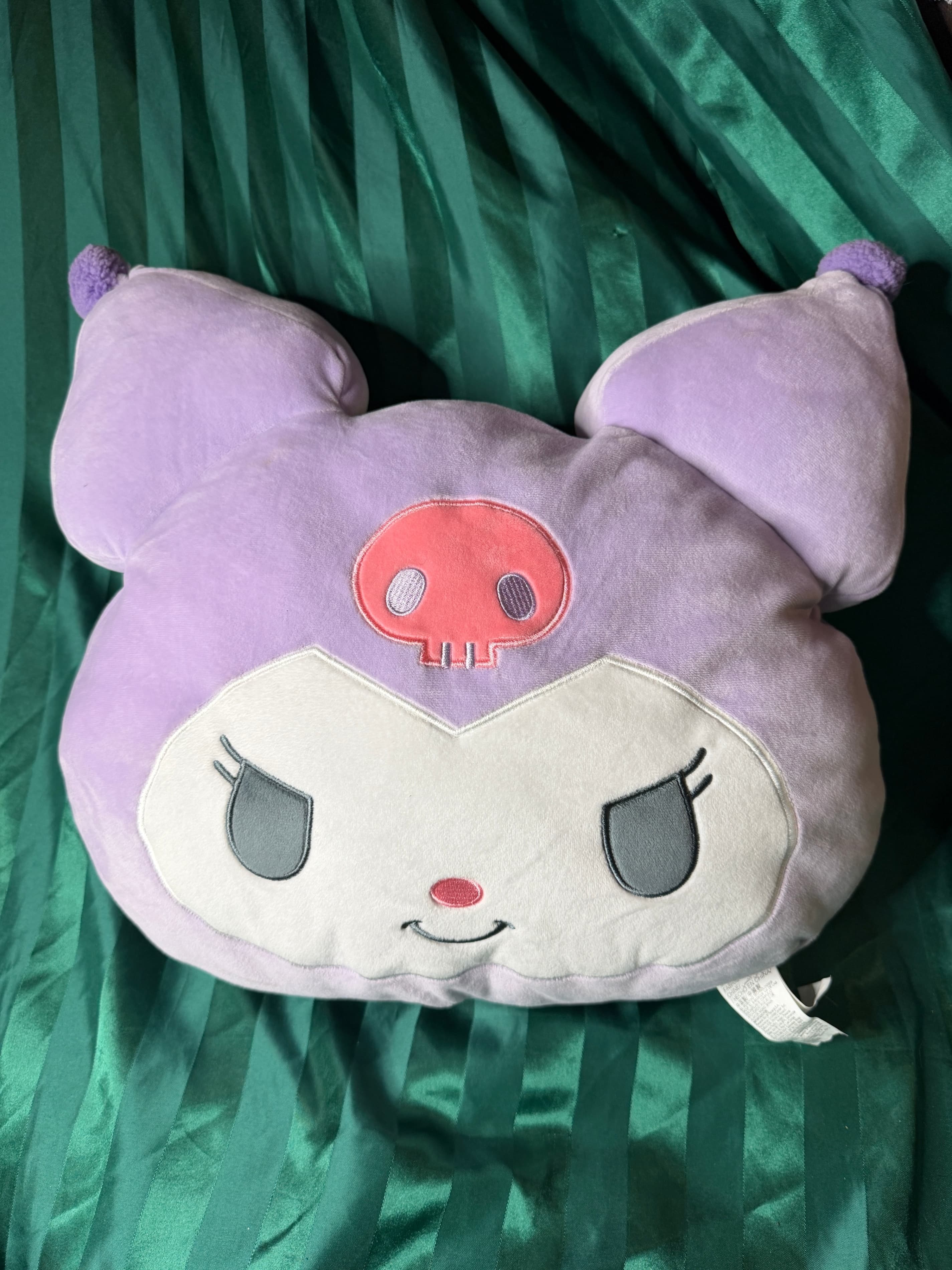 Sanrio Kuromi Plush Pillow 15 Inch