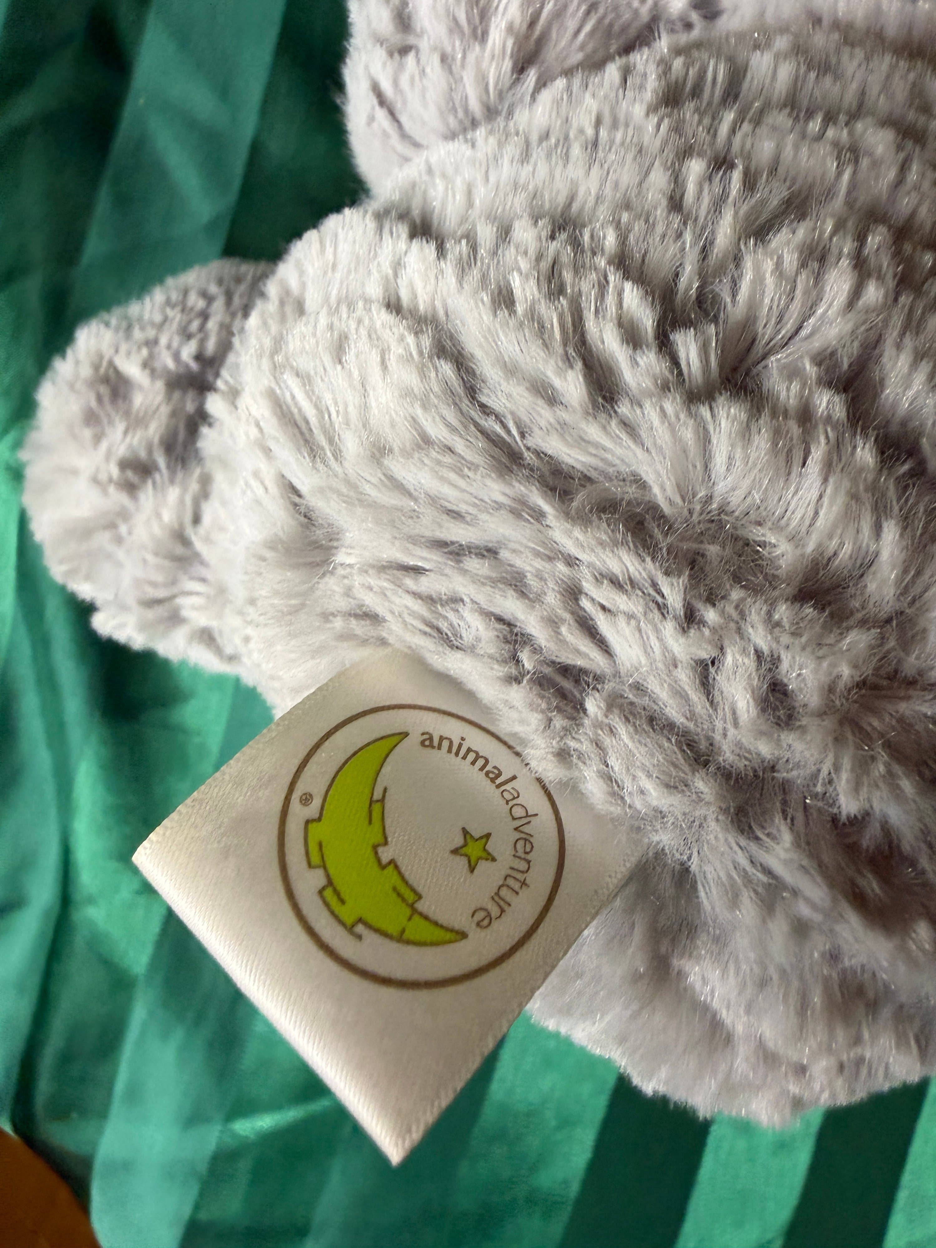 Animal Adventure Gray Owl Plush – Soft Stuffed Animal - Thumbnail 2