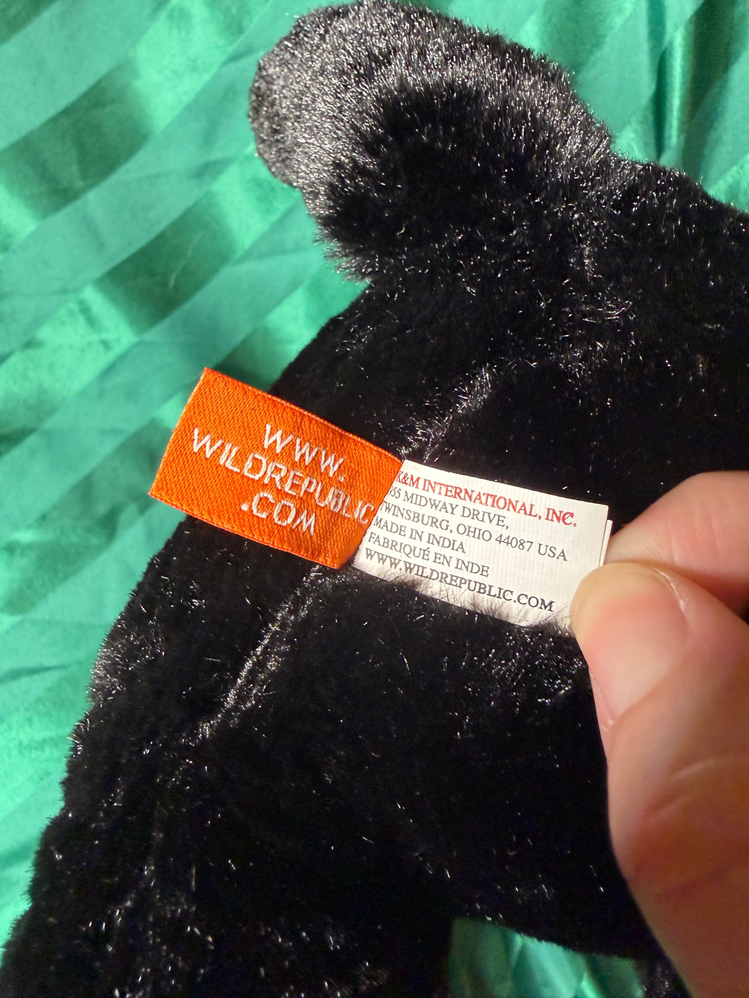 Wild Republic Black Panther Plush Toy - Thumbnail 3