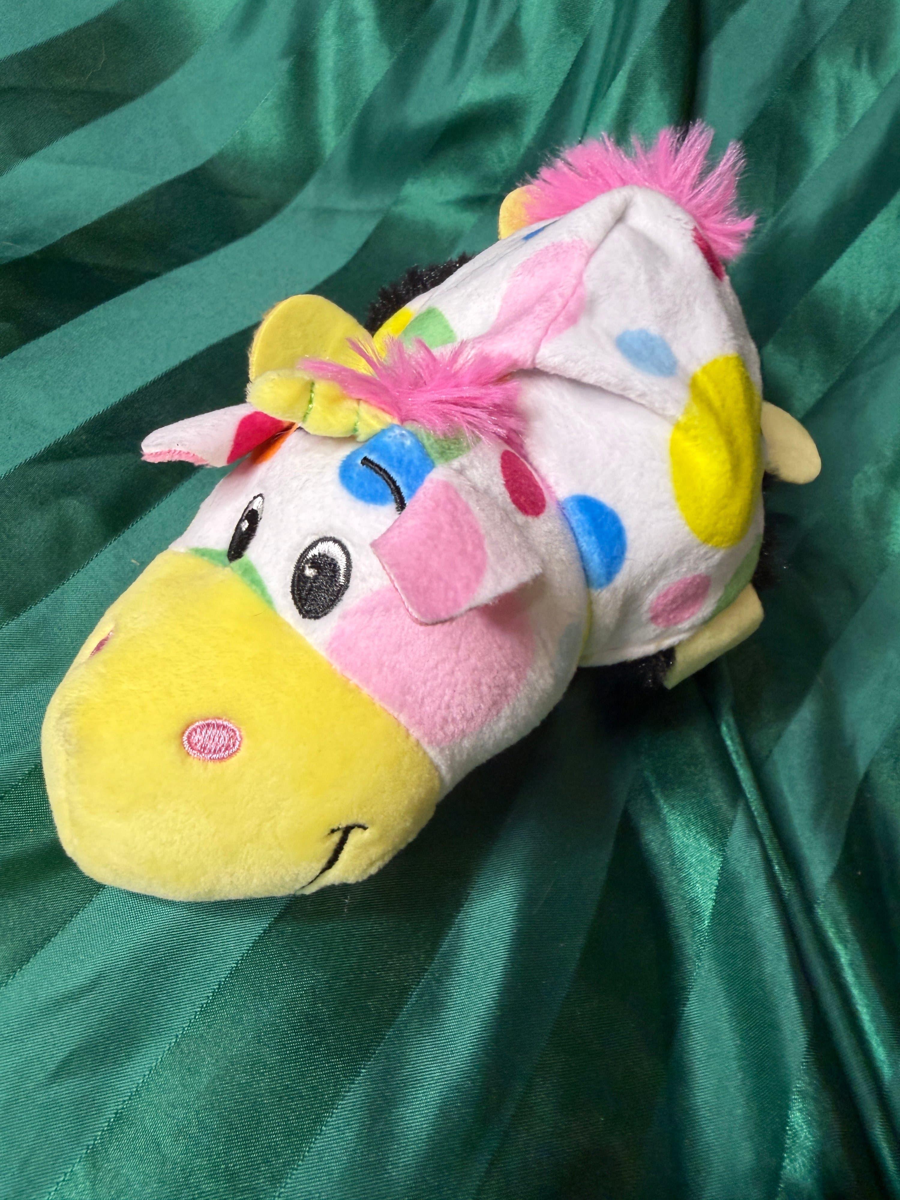 FlipaZoo Reversible Plushie Cow to Dog Toy - Thumbnail 2
