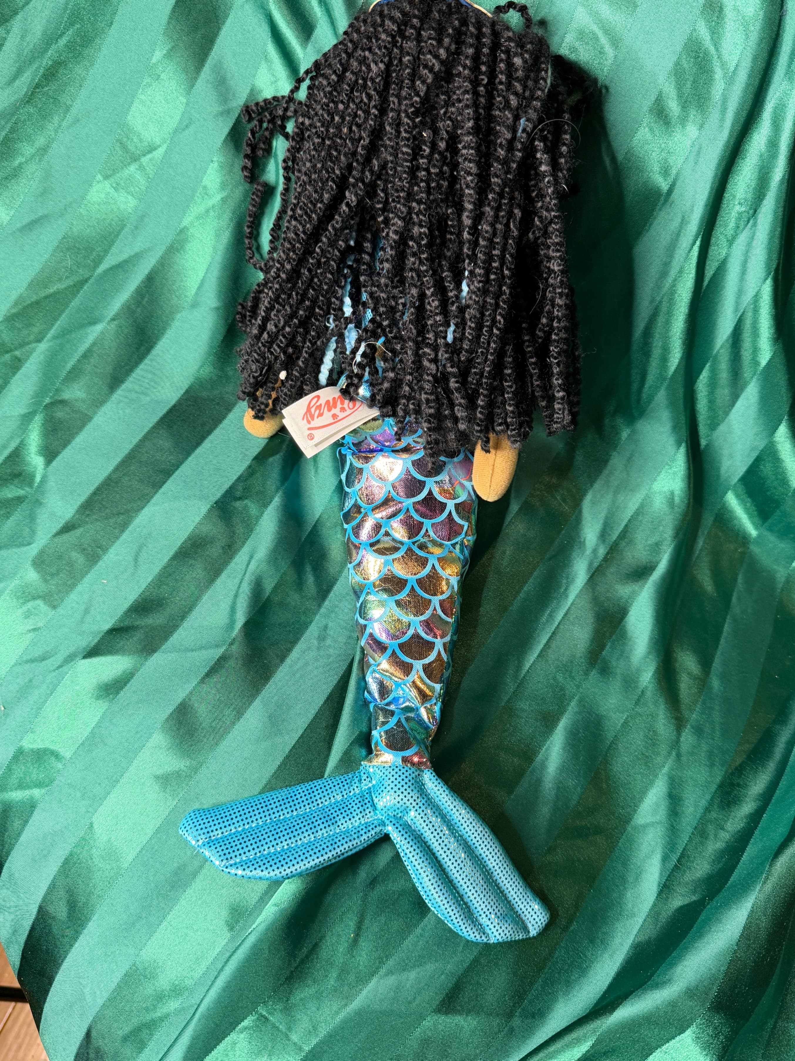 LInzy Toys Mermaid Plush Doll with Braided Hair - Thumbnail 2