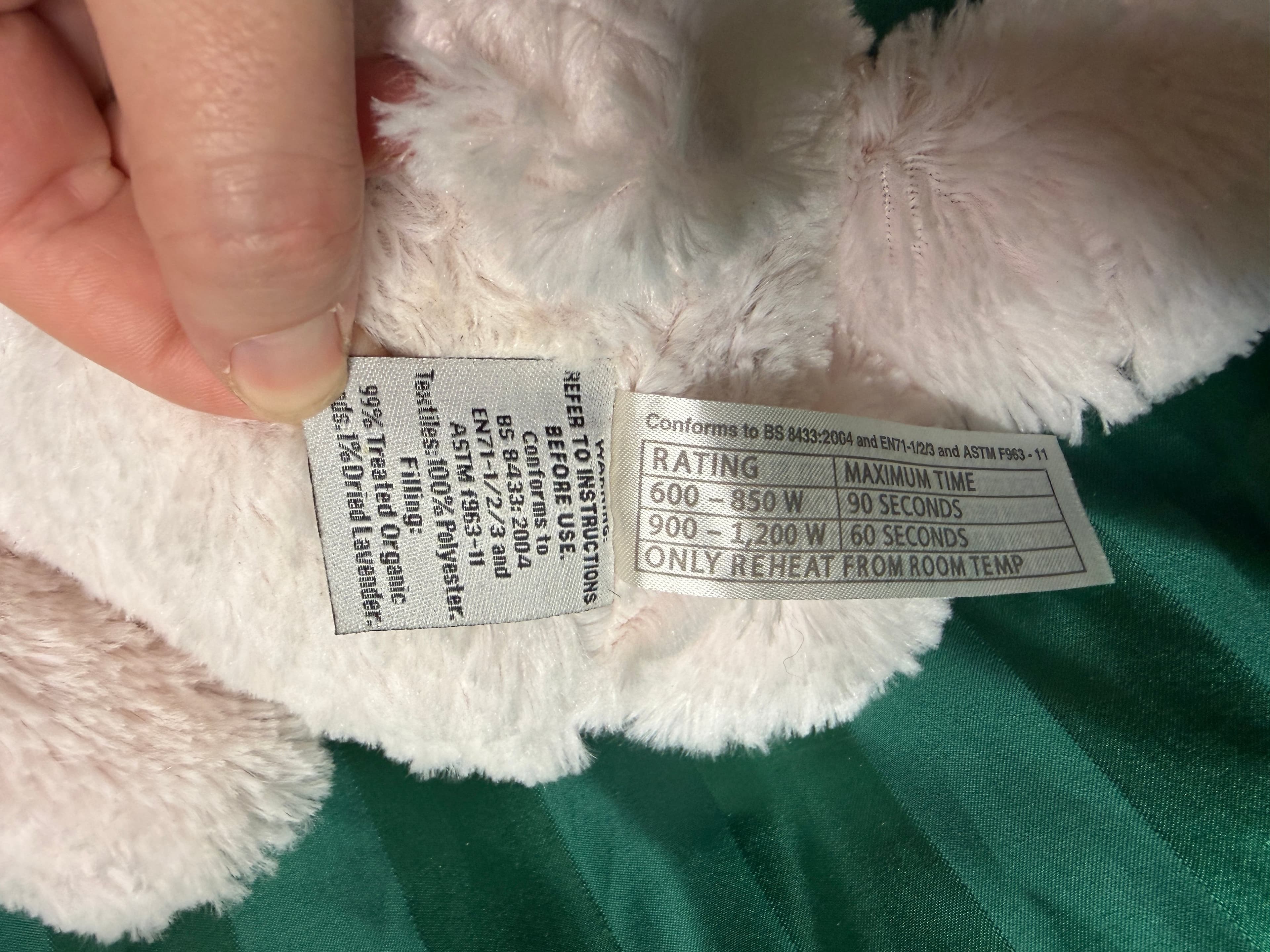 Intelex Warmies Plush Bunny with Lavender Scent - Thumbnail 3