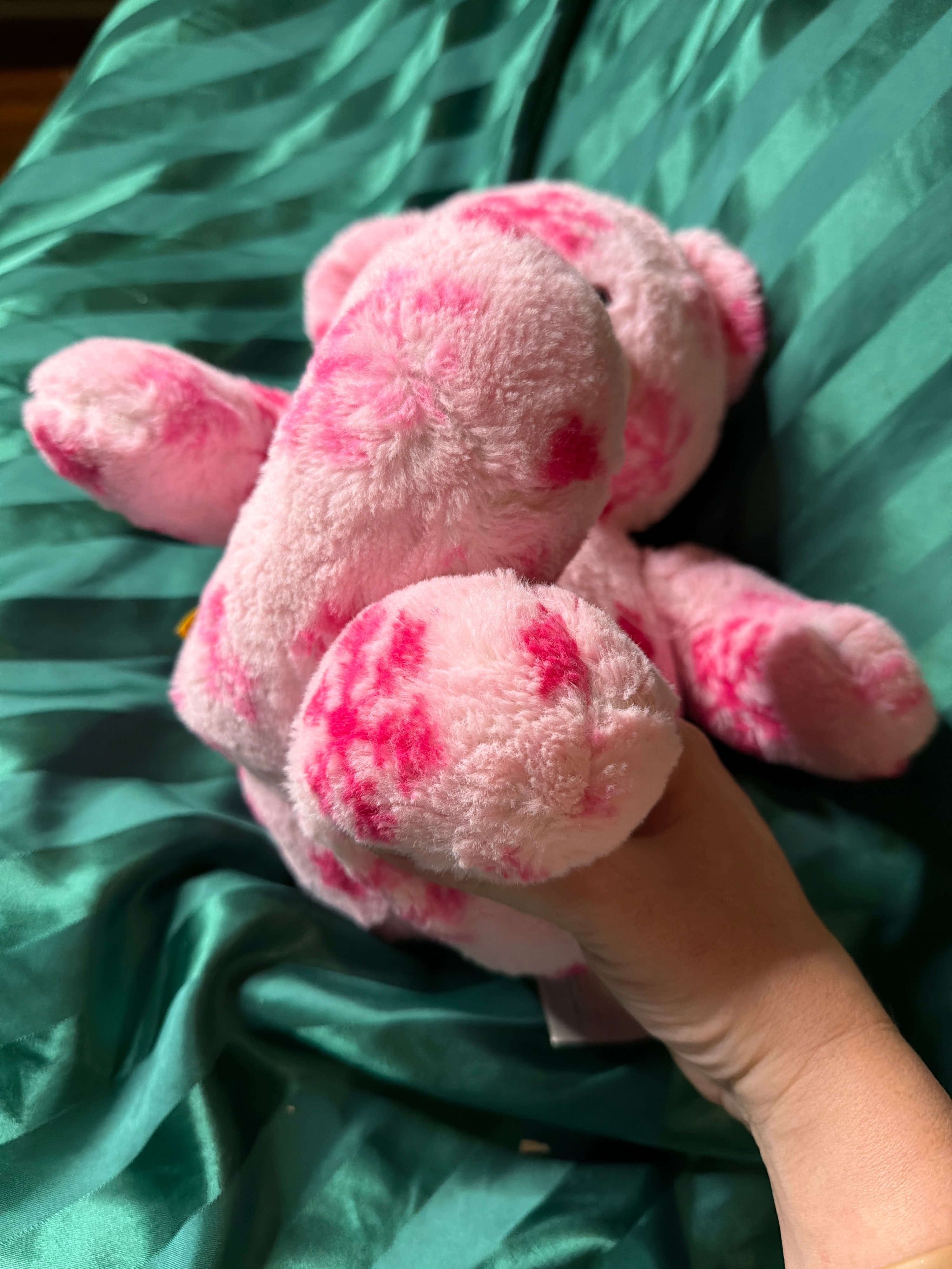 BUILD A BEAR Pink Snowflake Teddy Bear Plush - Thumbnail 2