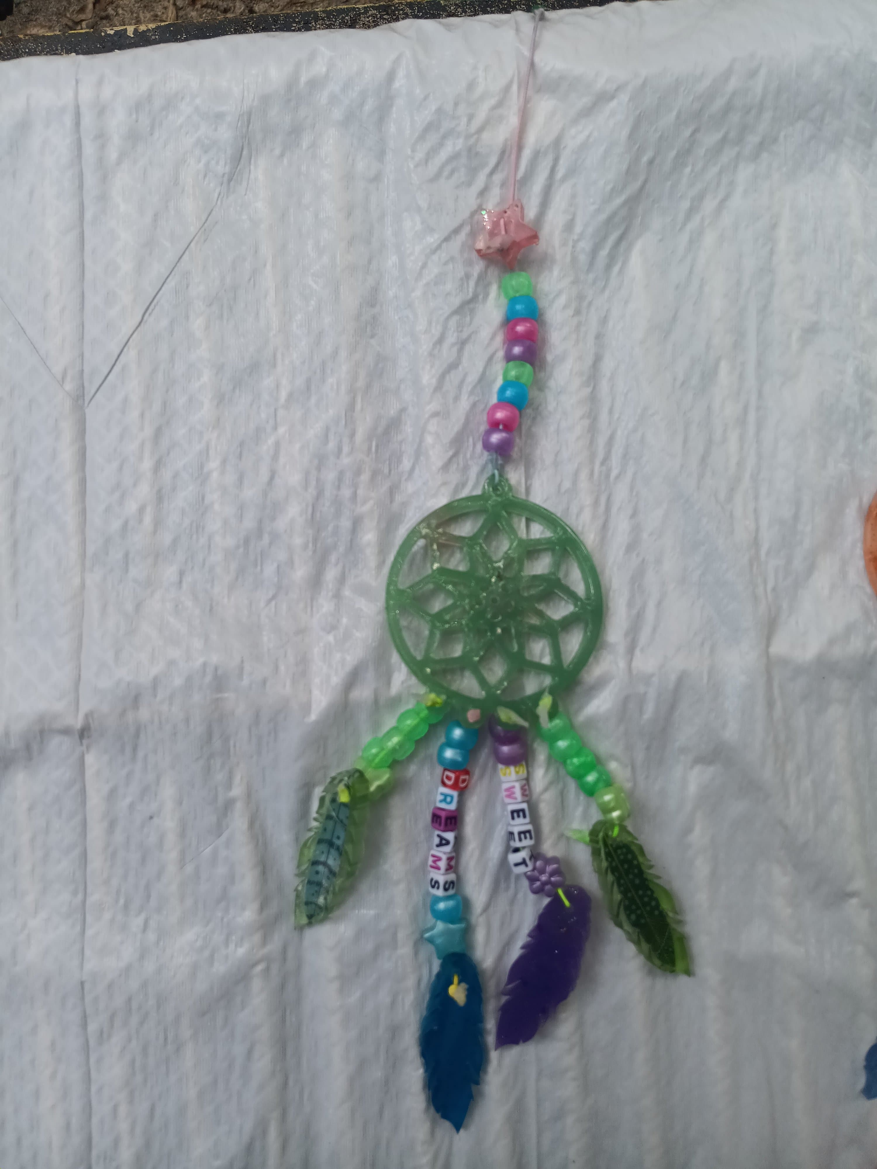 Handmade Resin Dreamcatcher- Unique Patio & Sunroom Decor Gift - Thumbnail 2