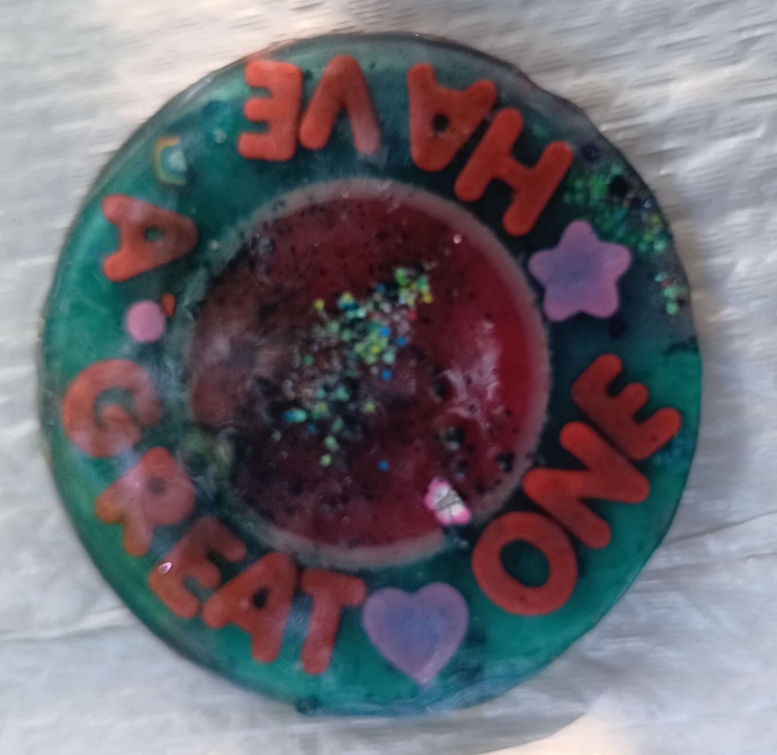 Handmade Resin Coaster Set - Thumbnail 4