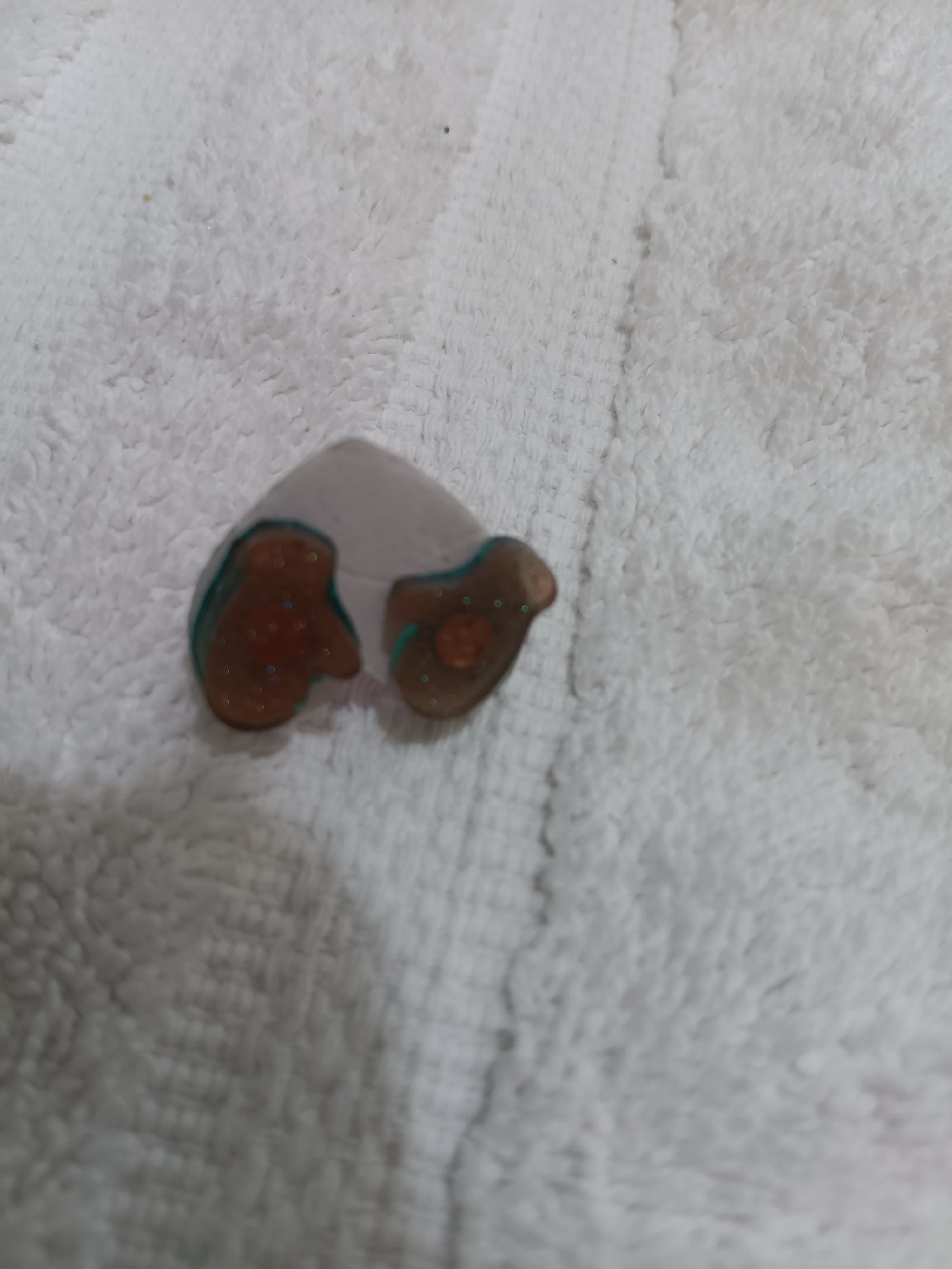 Handmade Resin Christmas/Winter Earrings - Thumbnail 4