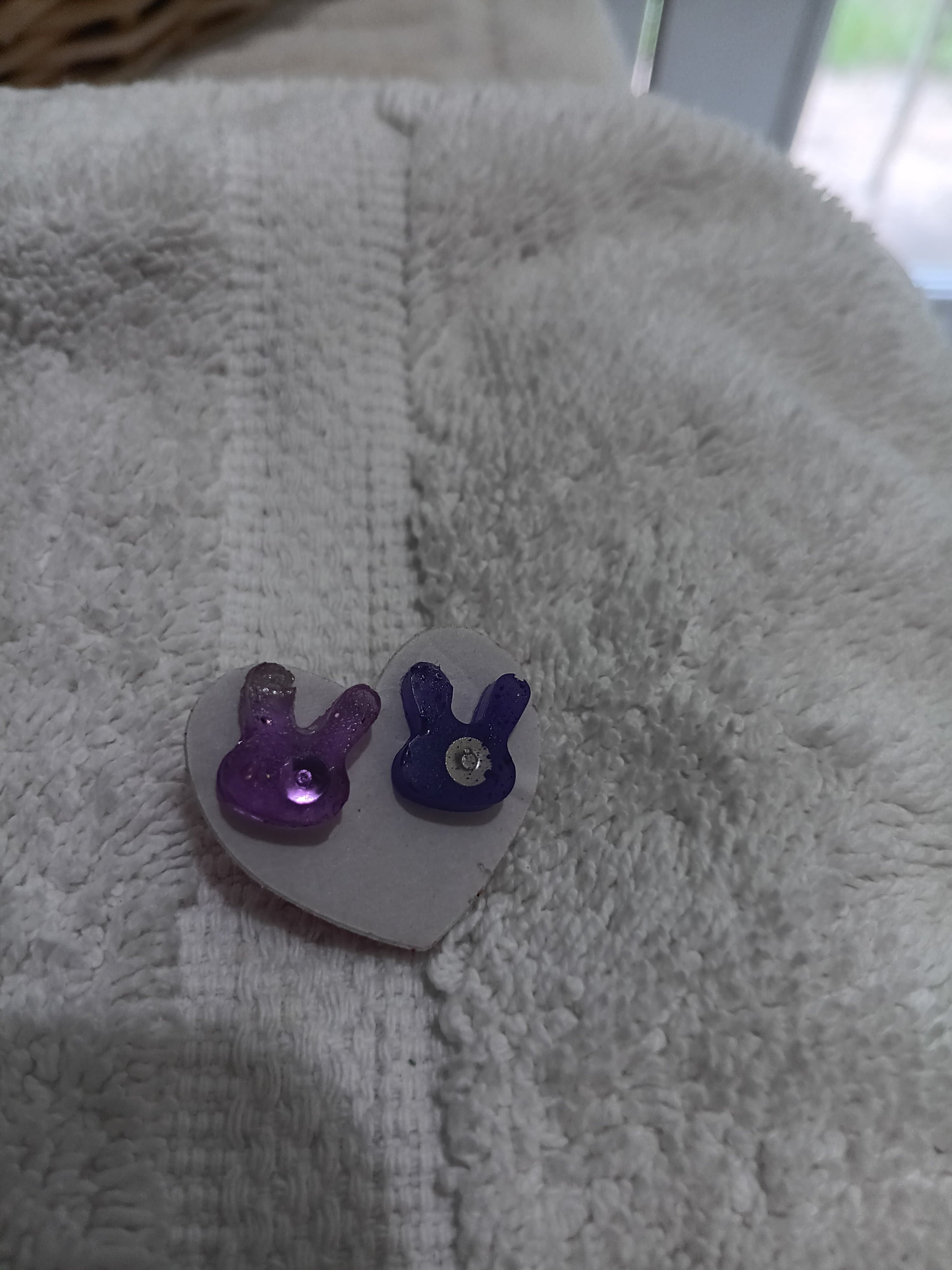 Handmade Resin Animal Earrings - Thumbnail 7