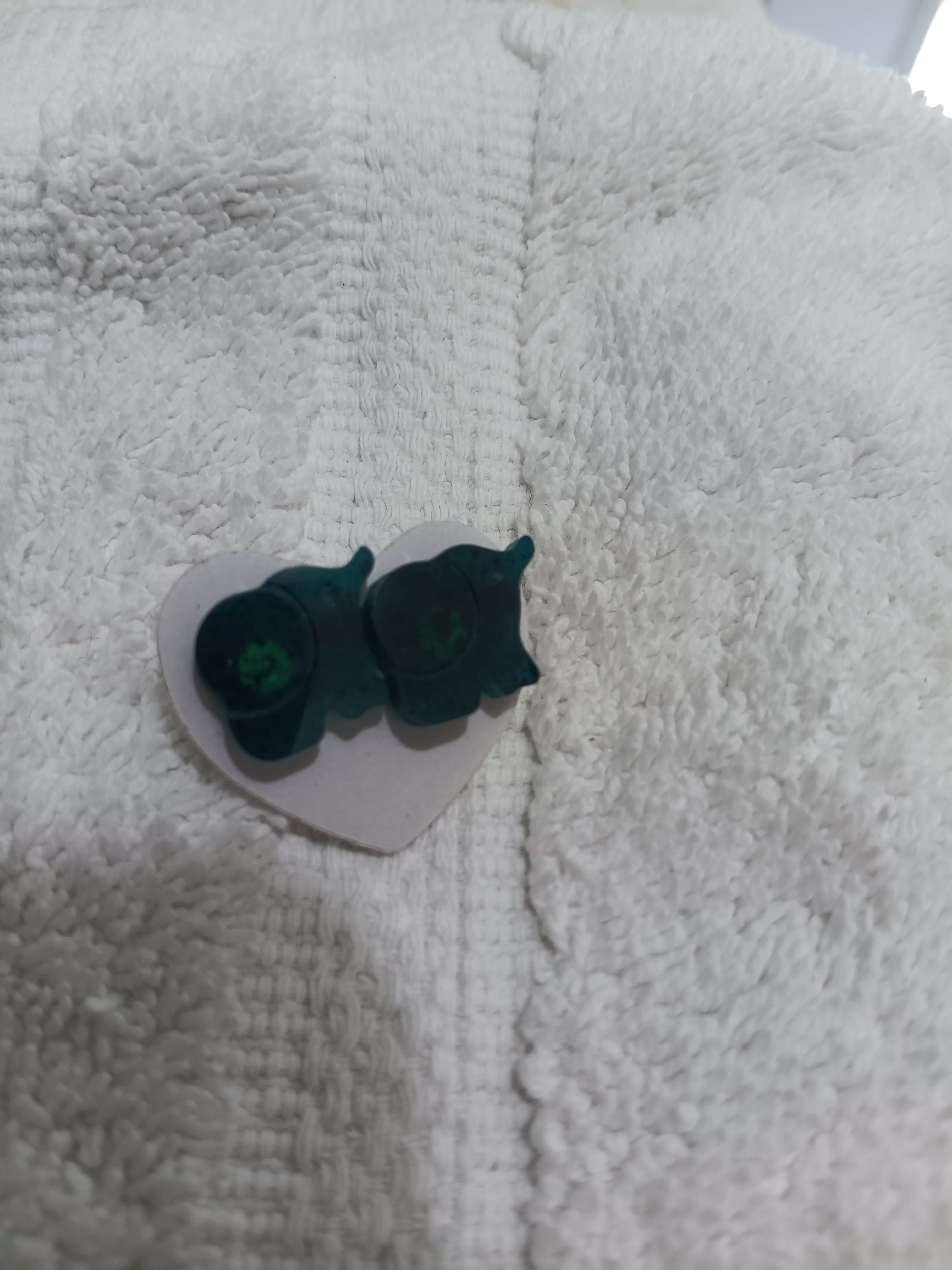Handmade Resin Animal Earrings - Thumbnail 6