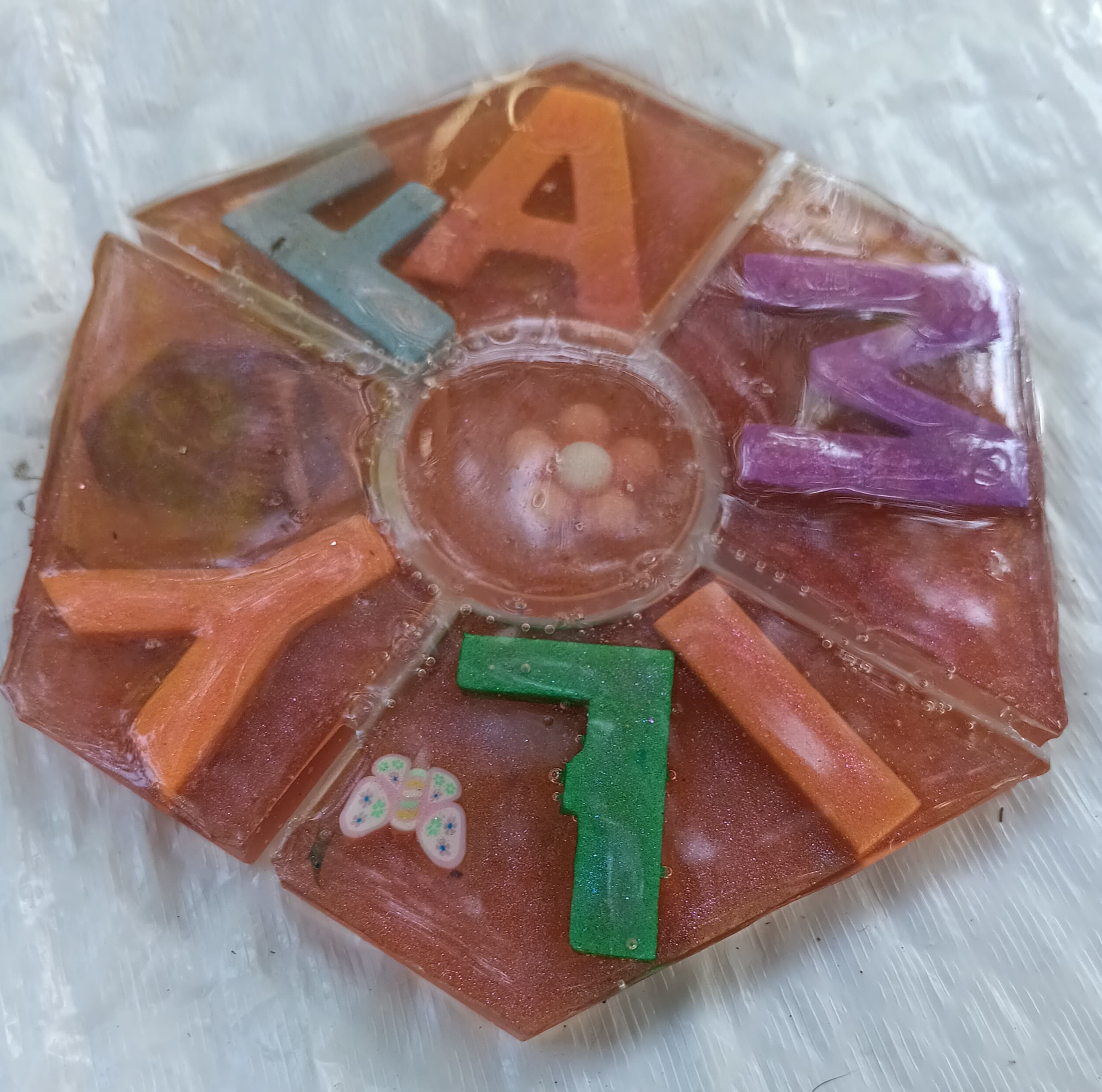 Handmade Resin Coaster Set