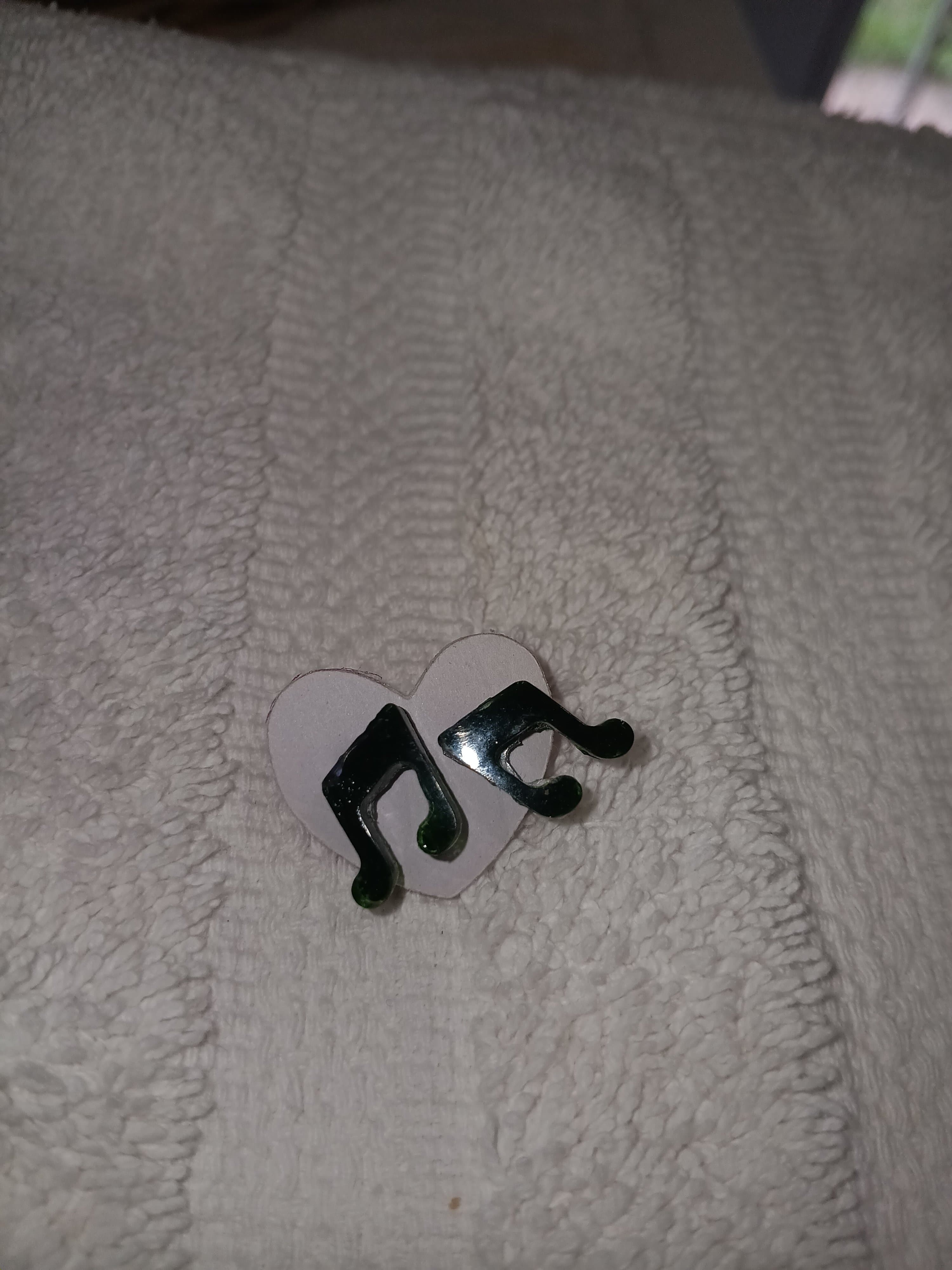 Handmade Resin Stud Earrings - Thumbnail 5