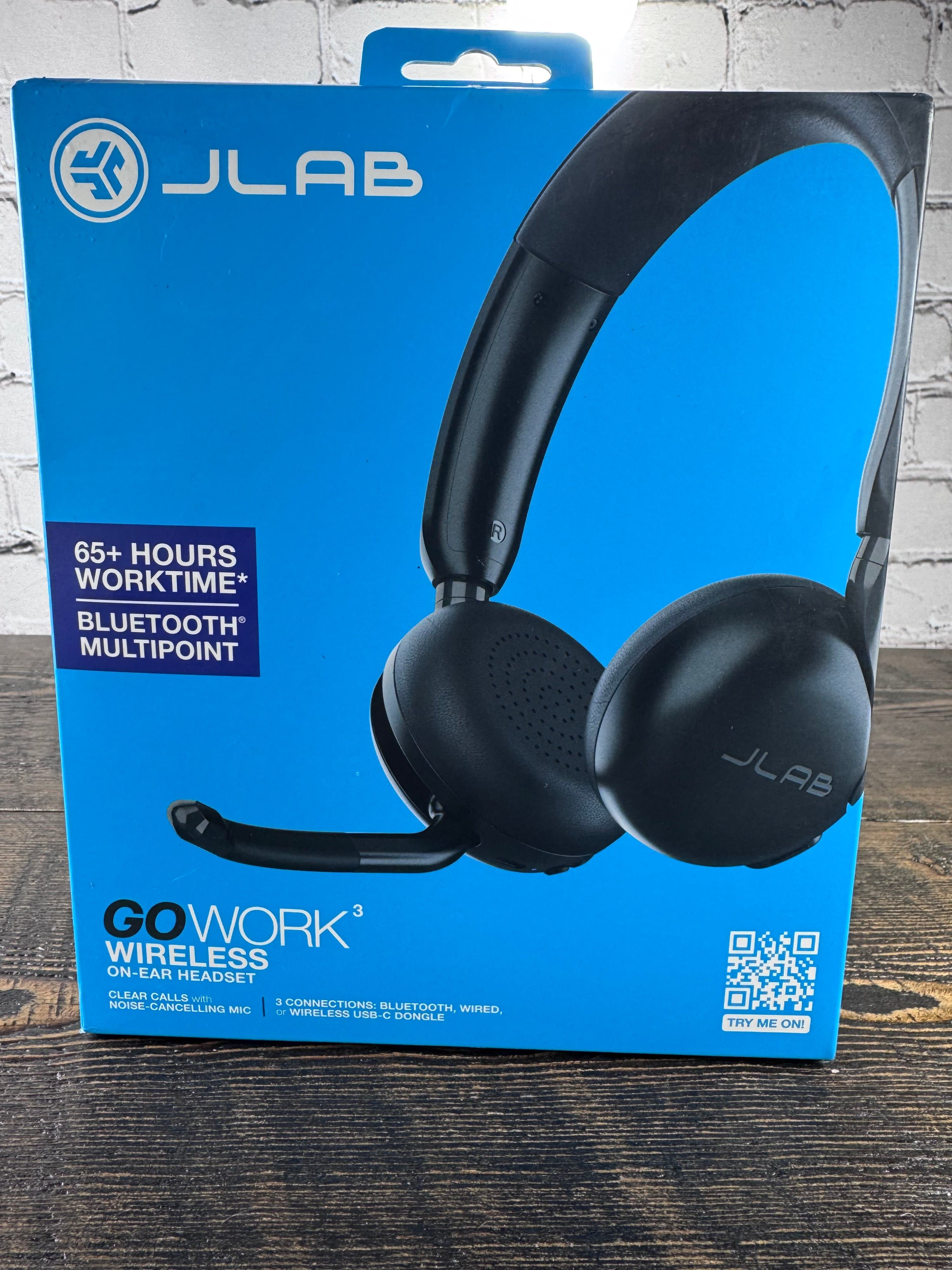 JLab Go Work Wireless On-Ear Headset with Noise-Cancelling Mic - Thumbnail 8