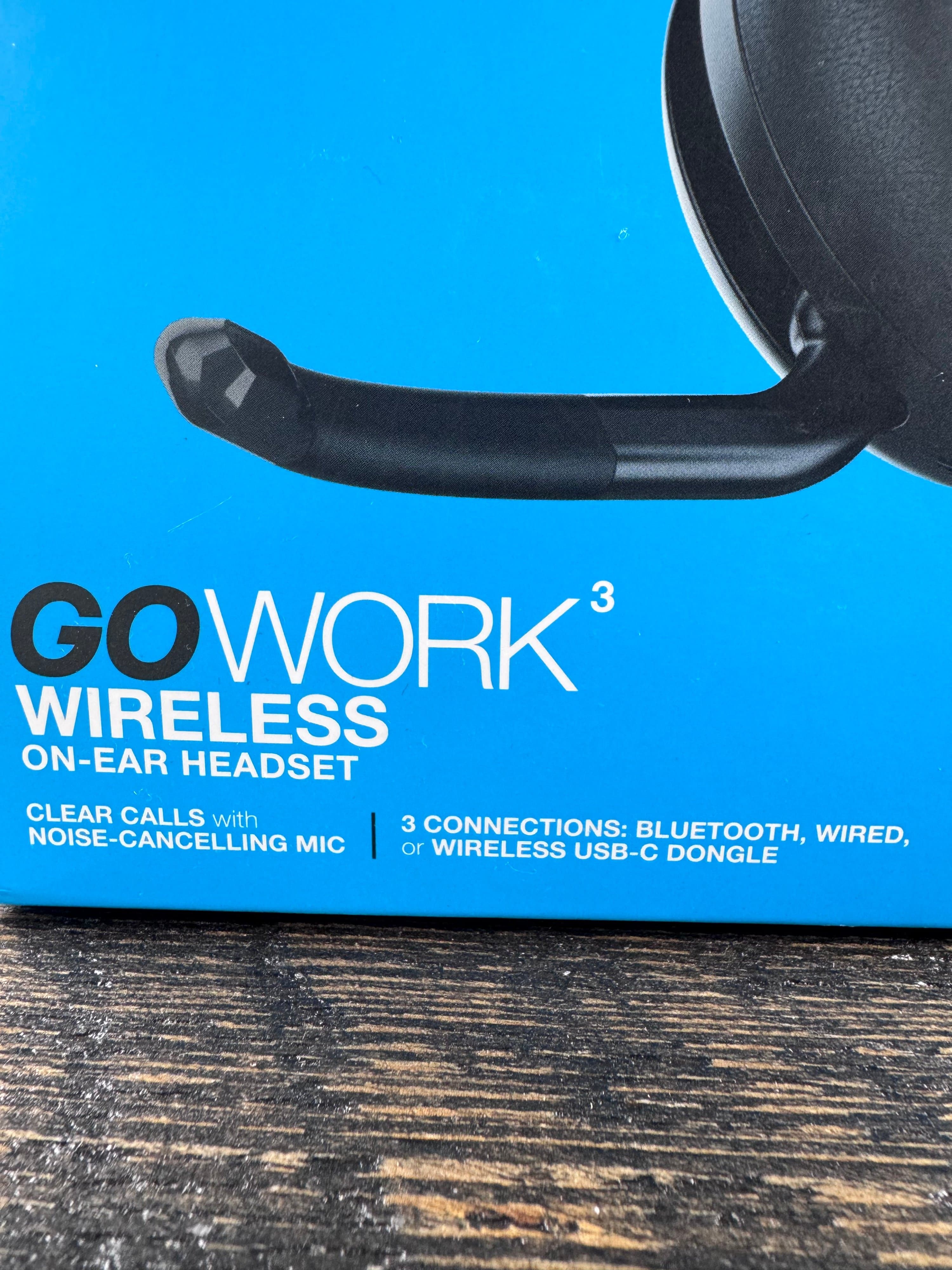 JLab Go Work Wireless On-Ear Headset with Noise-Cancelling Mic - Thumbnail 4