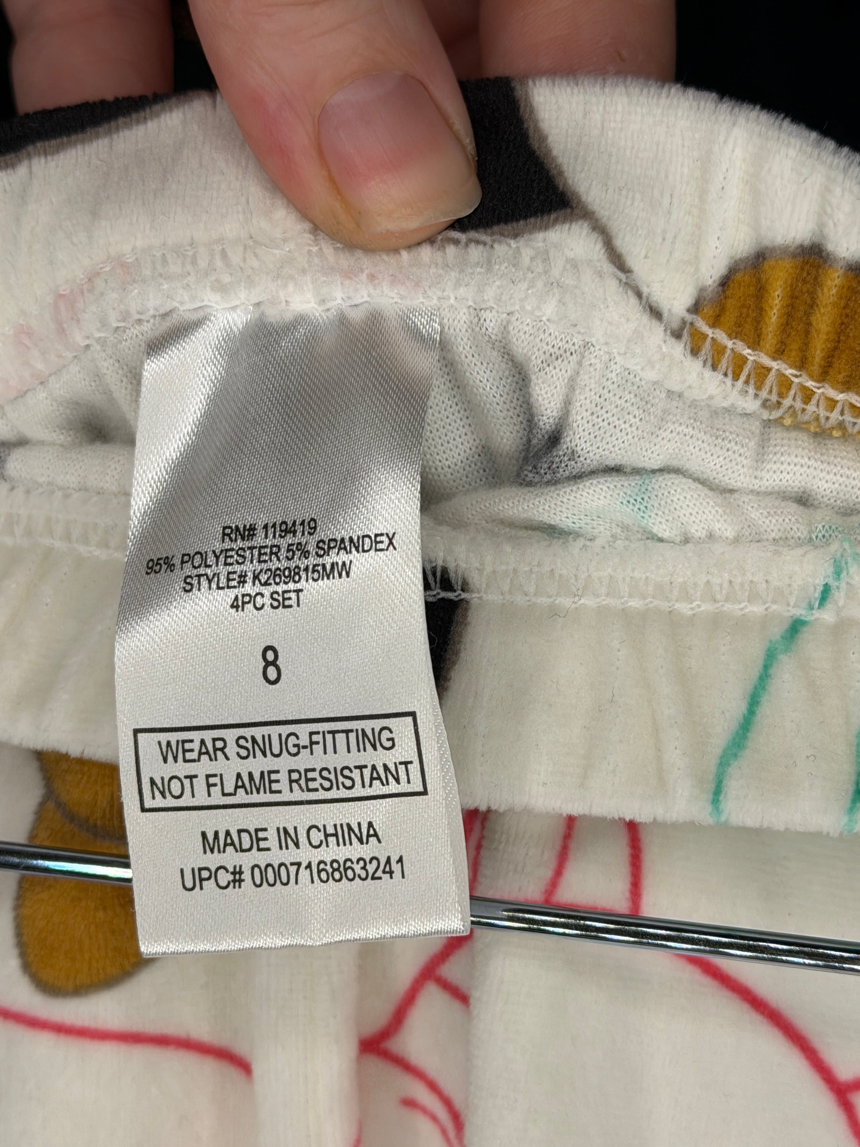Squishmallows Pajama Pants Kids Size 8 - Thumbnail 3