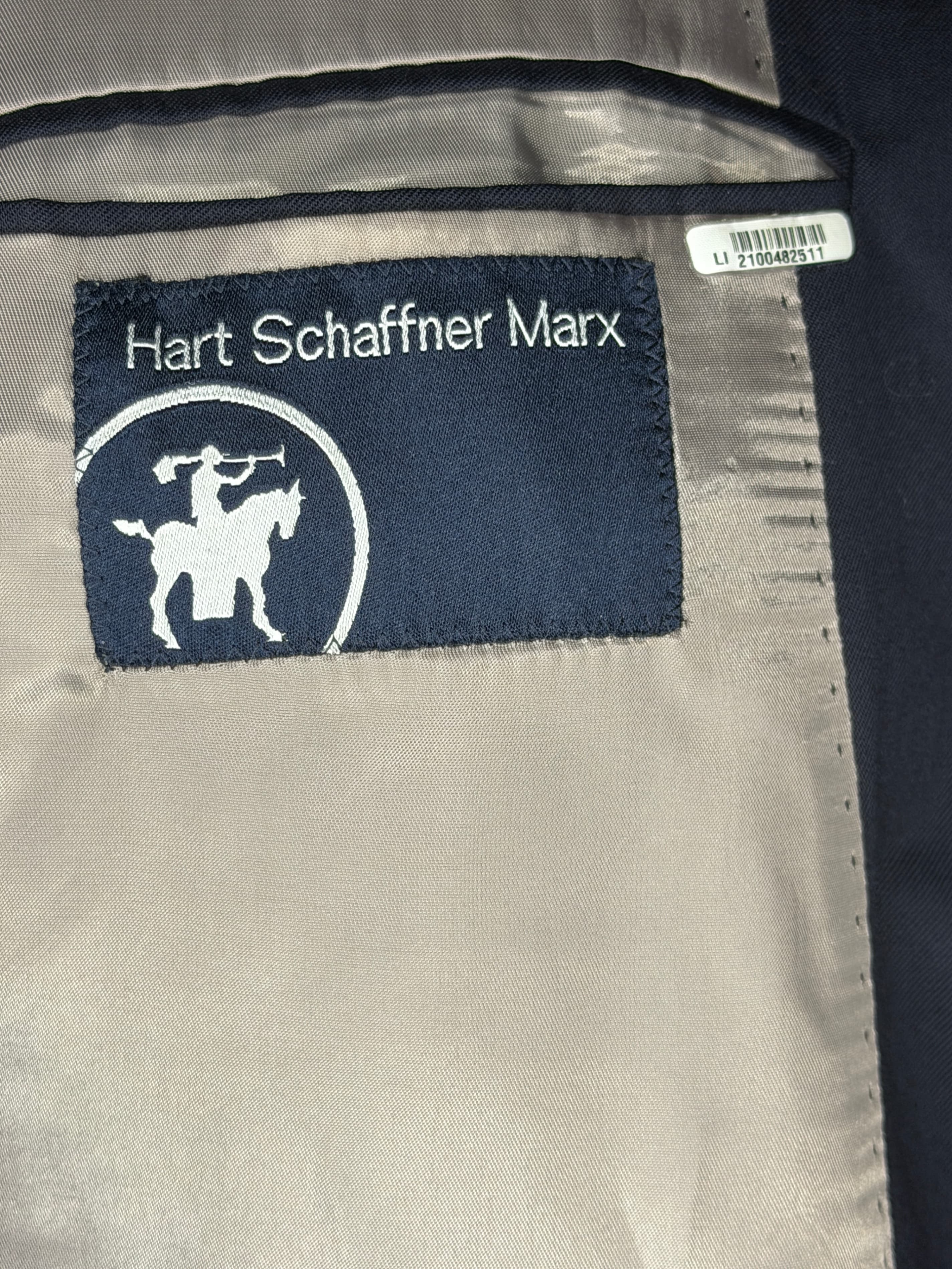 Hart Schaffner Marx Navy Blazer - Thumbnail 3