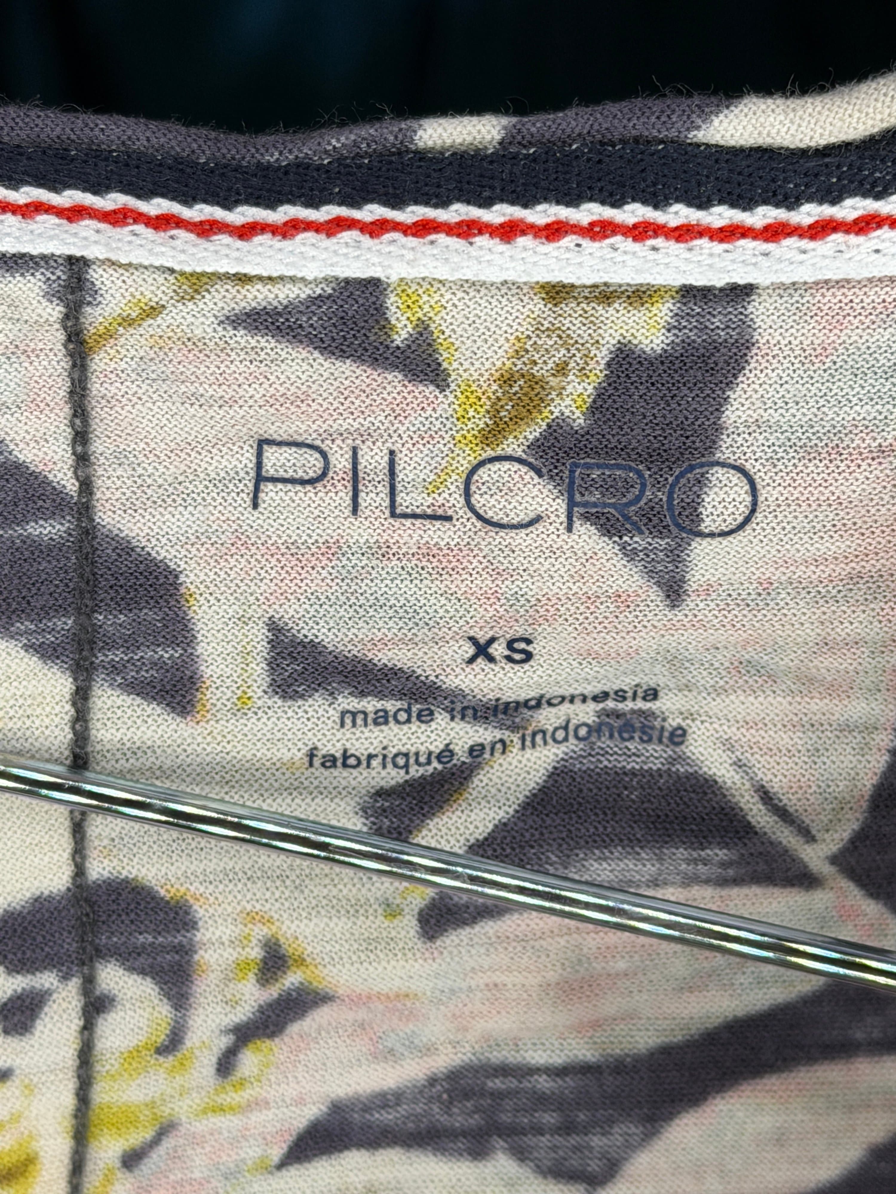 Pilcro Floral Print V-Neck Top XS - Thumbnail 4