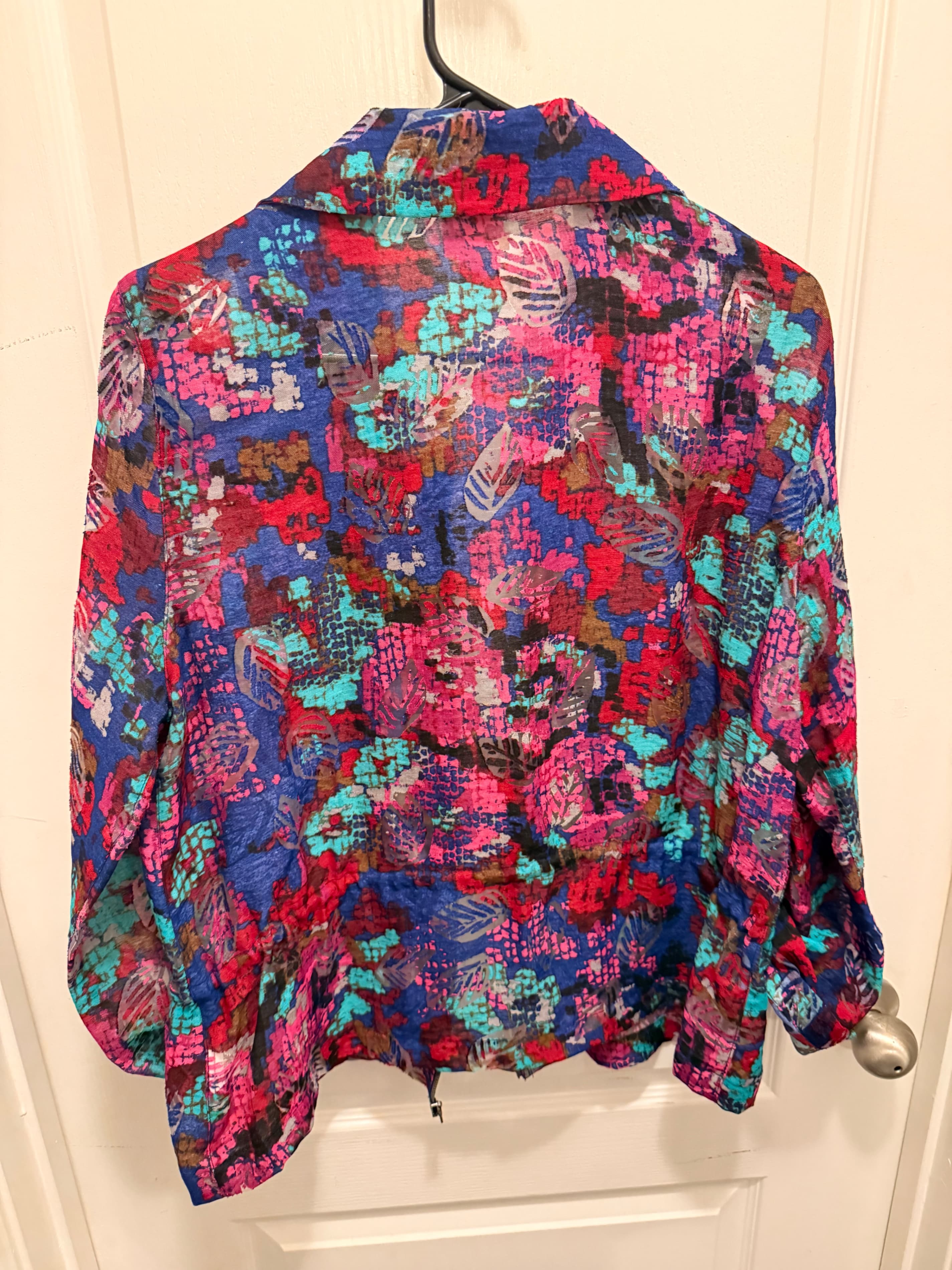 Ruby Rd. Favorites Women's Floral Jacket Size 14 - Thumbnail 3