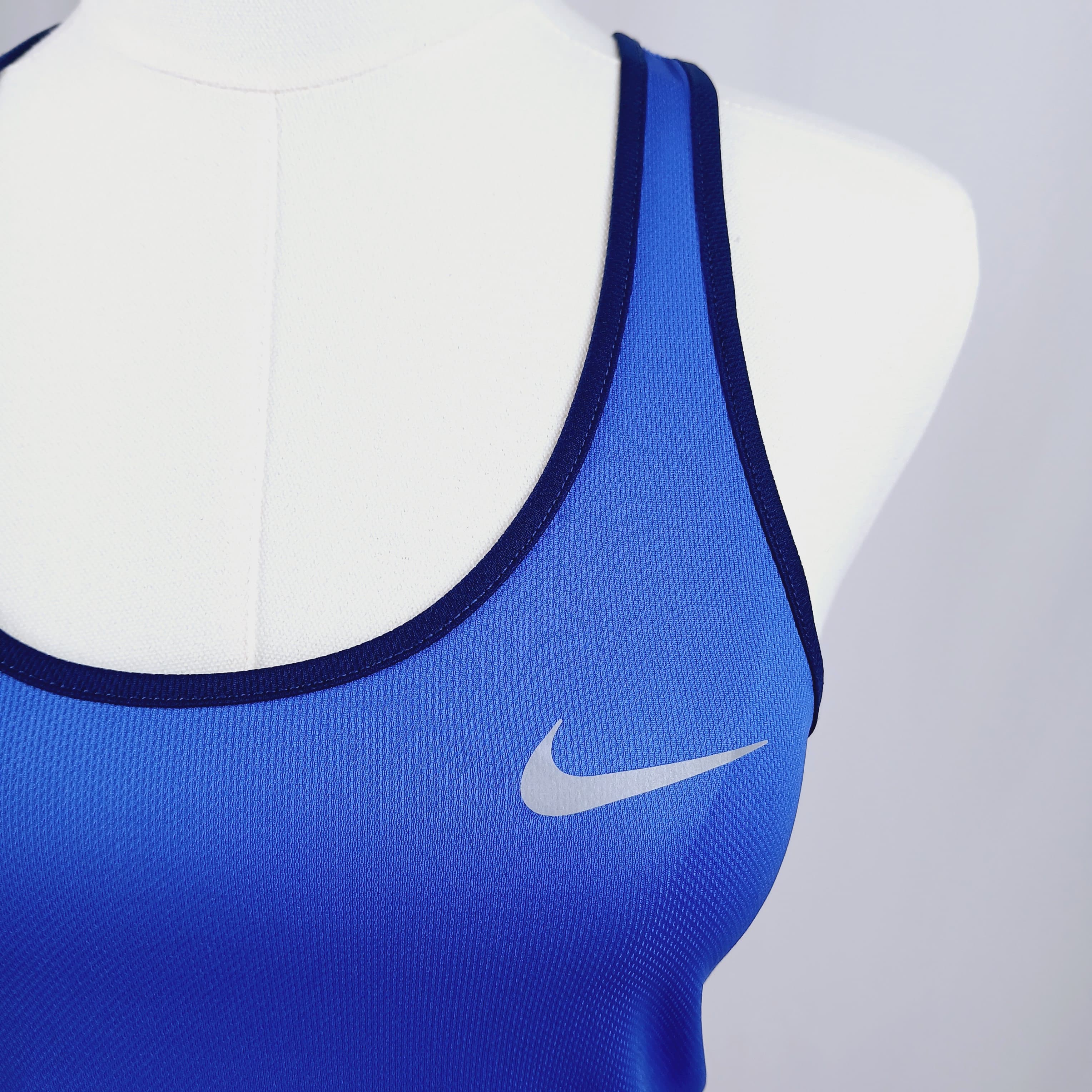 Nike Dri-Fit Women's Blue Athletic Tank Top XS - Thumbnail 4