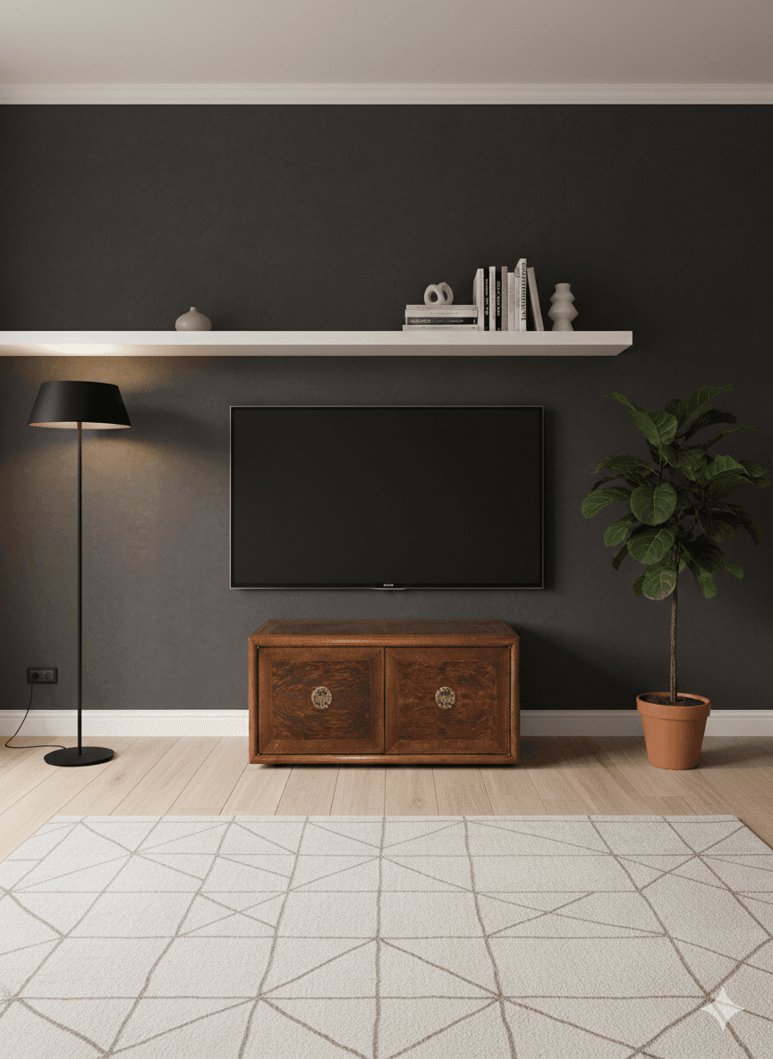 Vintage Burl Wood Cube Cabinet – Mid-Century Asian Inspired Nightstand - Thumbnail 10