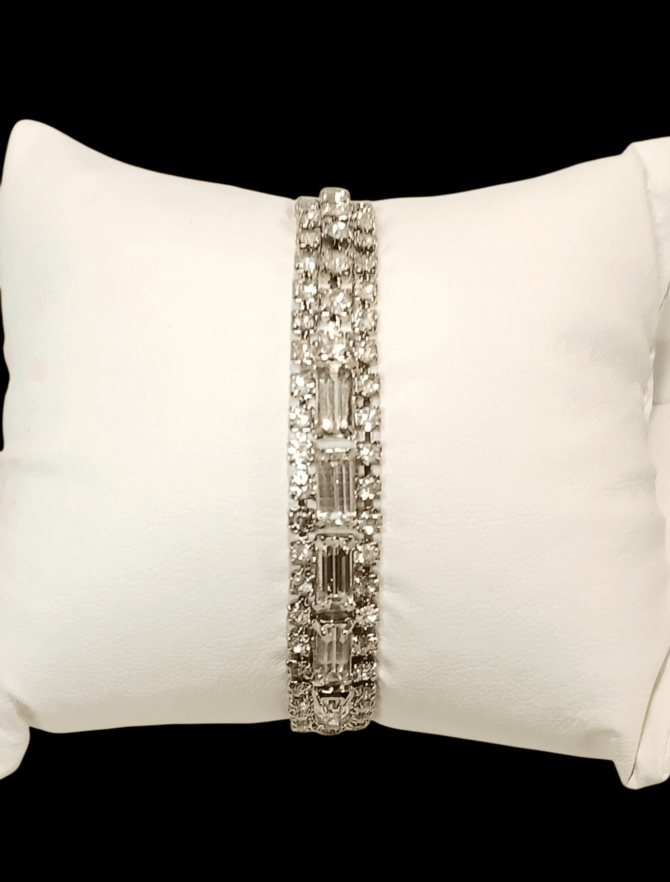 Vintage Weiss rhinestone bracelet - Thumbnail 5