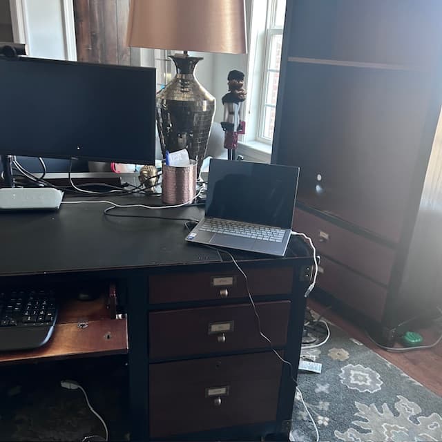 Arhaus Executive Desk & Storage – Designer Quality - Thumbnail 3