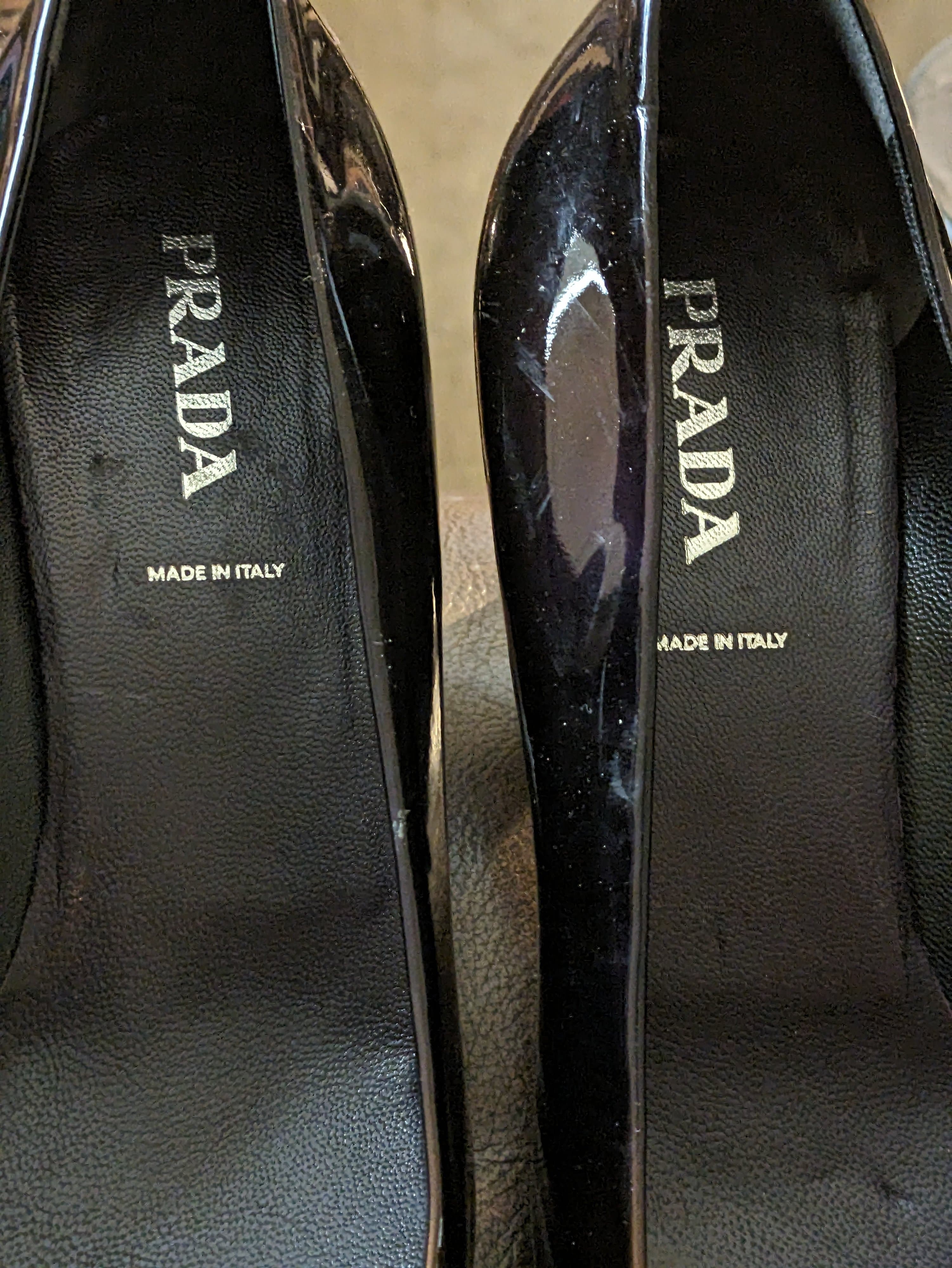 Brown Patent Leather Heels - Thumbnail 4