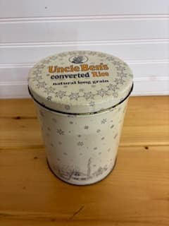 1985 Uncle Ben's Rice Tin - Image 1